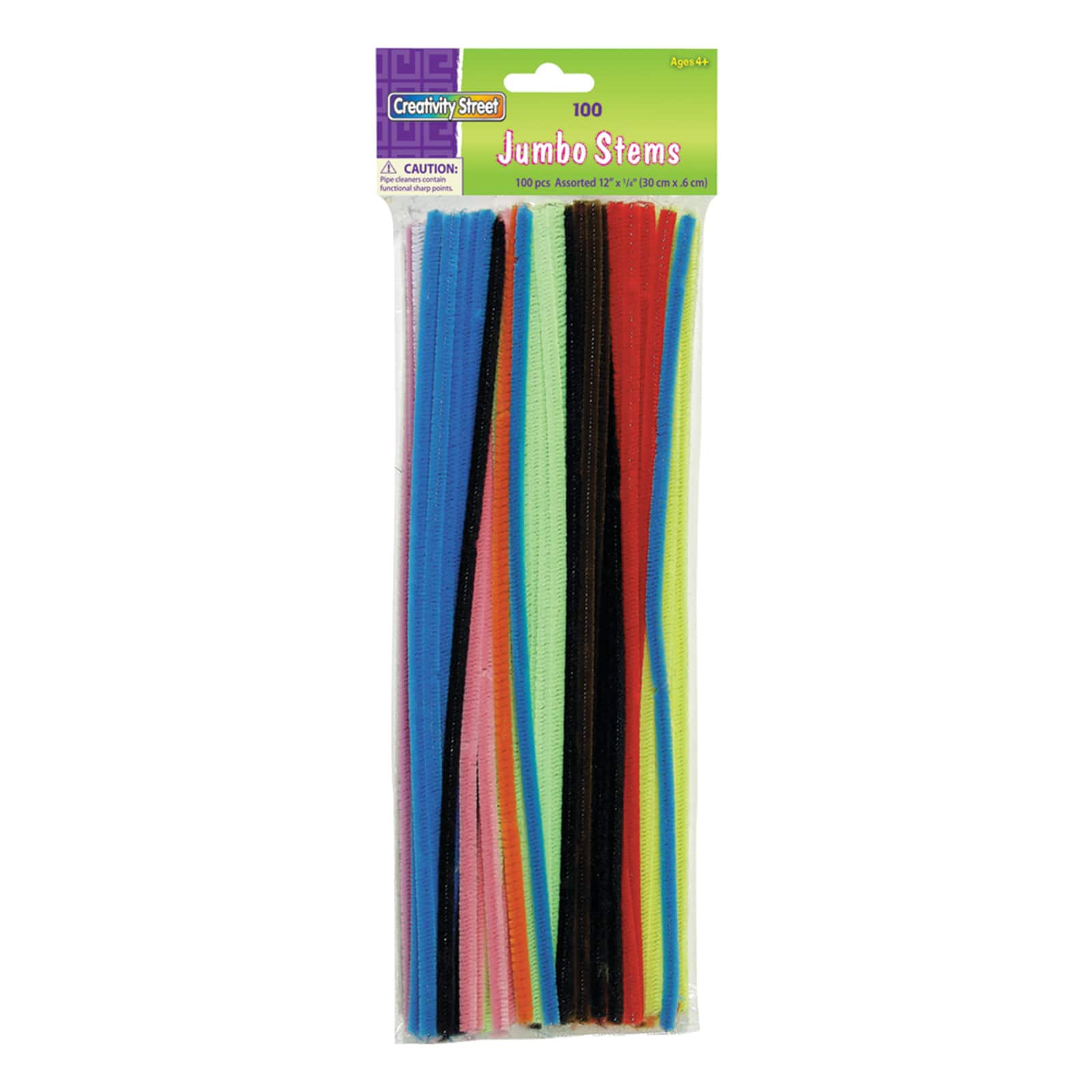 Creativity Street® Jumbo Assorted Chenille Stems, 100ct.