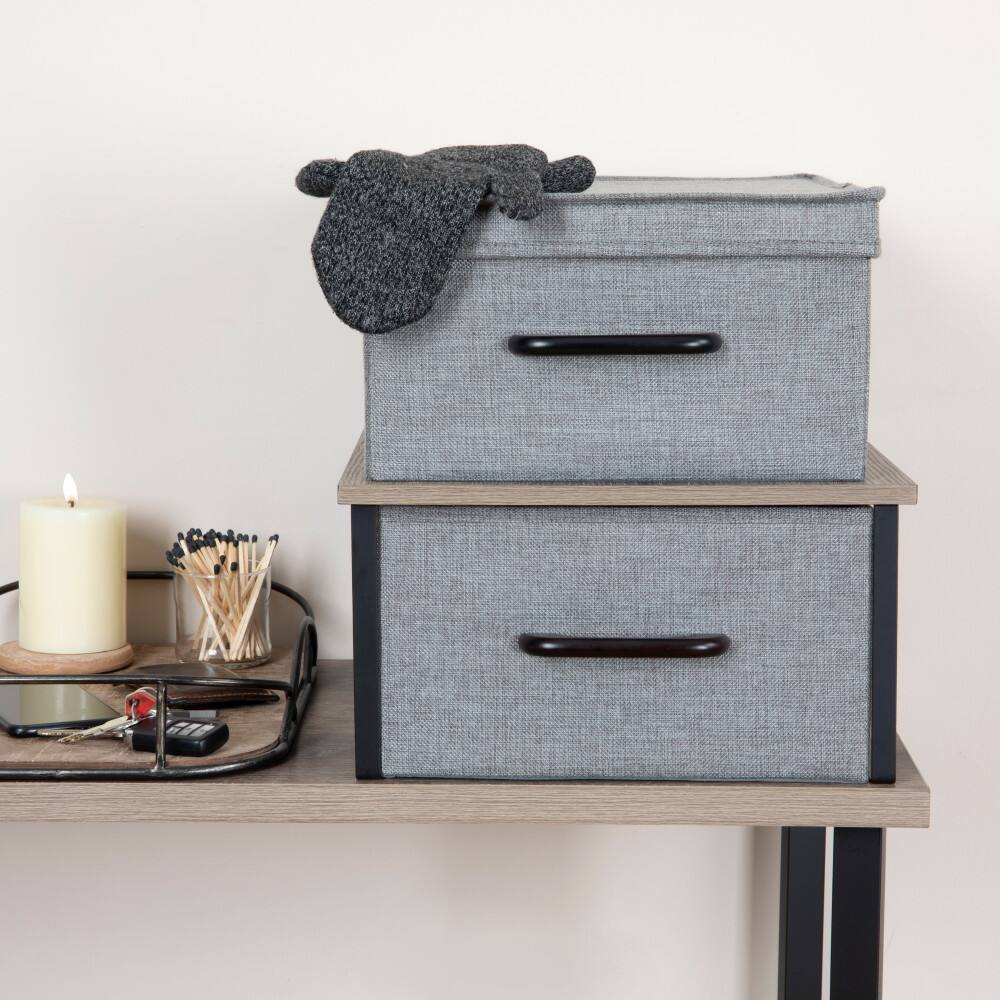 Household Essentials Stacking Storage Boxes Set