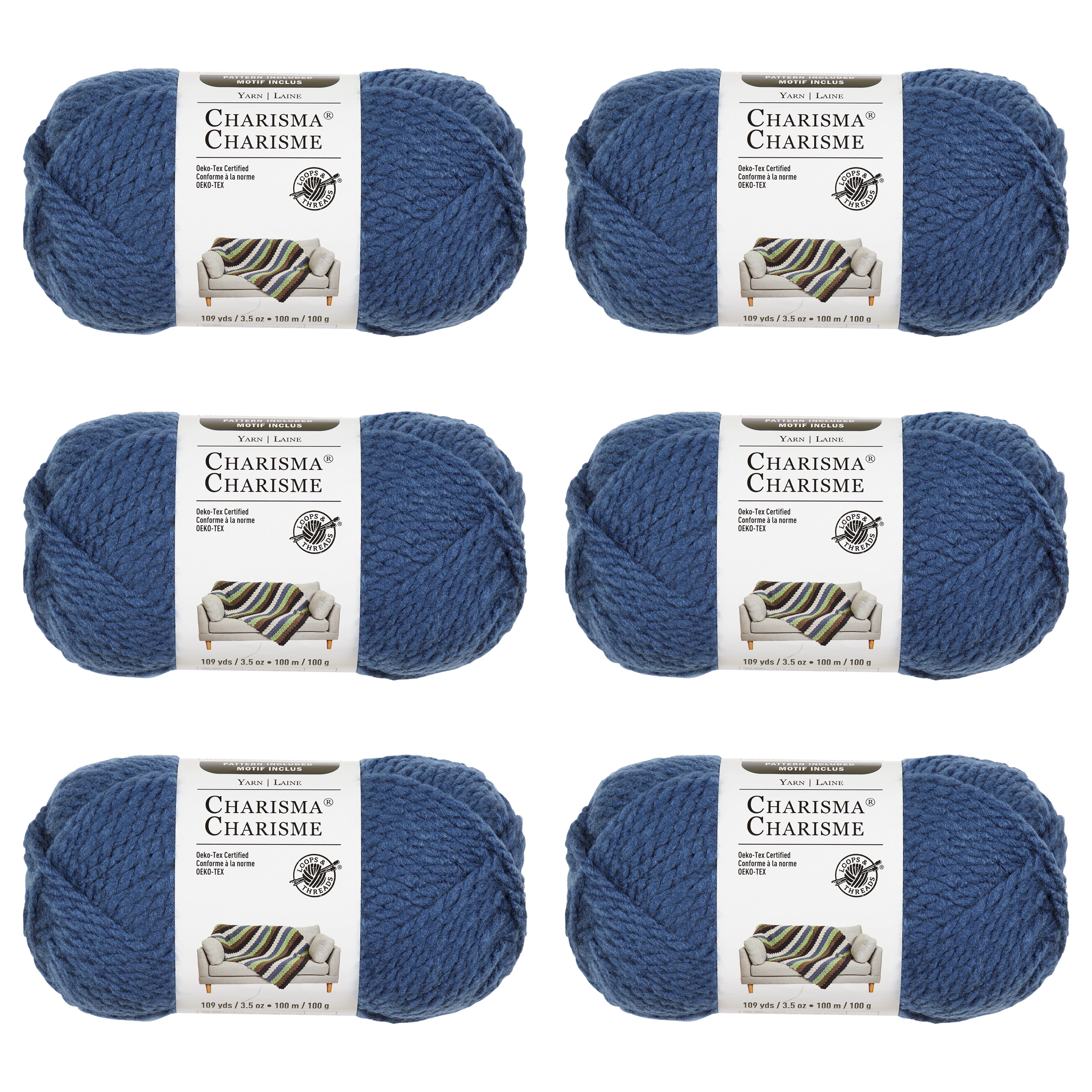 6 Pack: Charisma&#xAE; Yarn by Loops &#x26; Threads&#xAE;