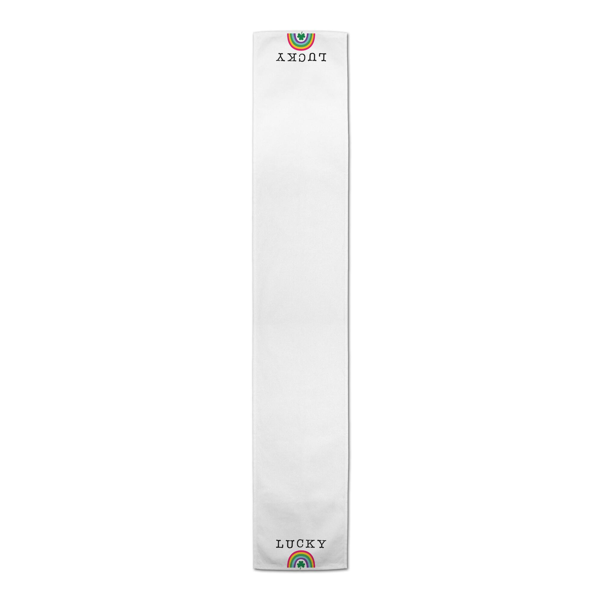 Lucky Rainbow 2 16" x 90" Poly Twill Table Runner