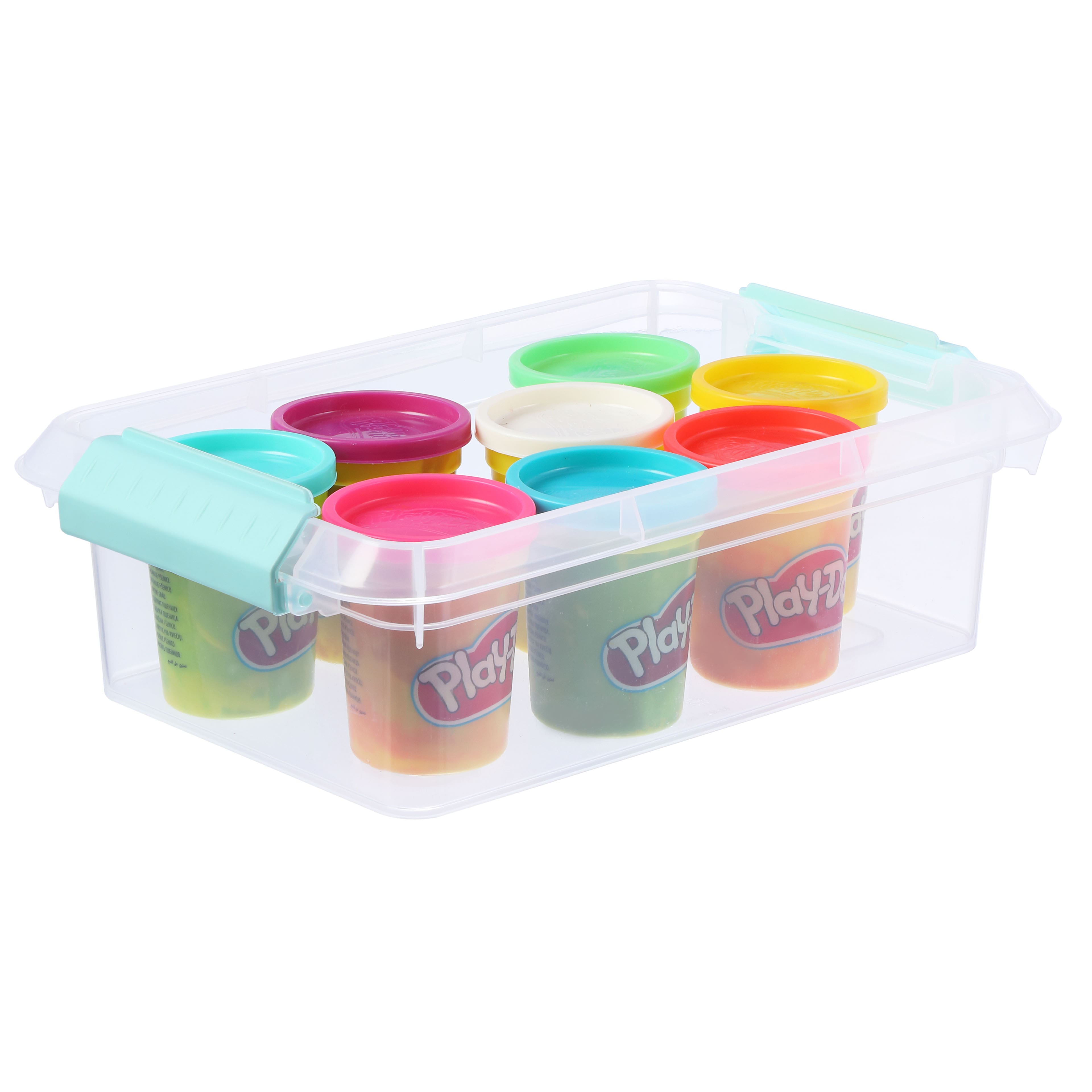 6 Pack: 3.4qt. Storage Bin with Lid by Simply Tidy™