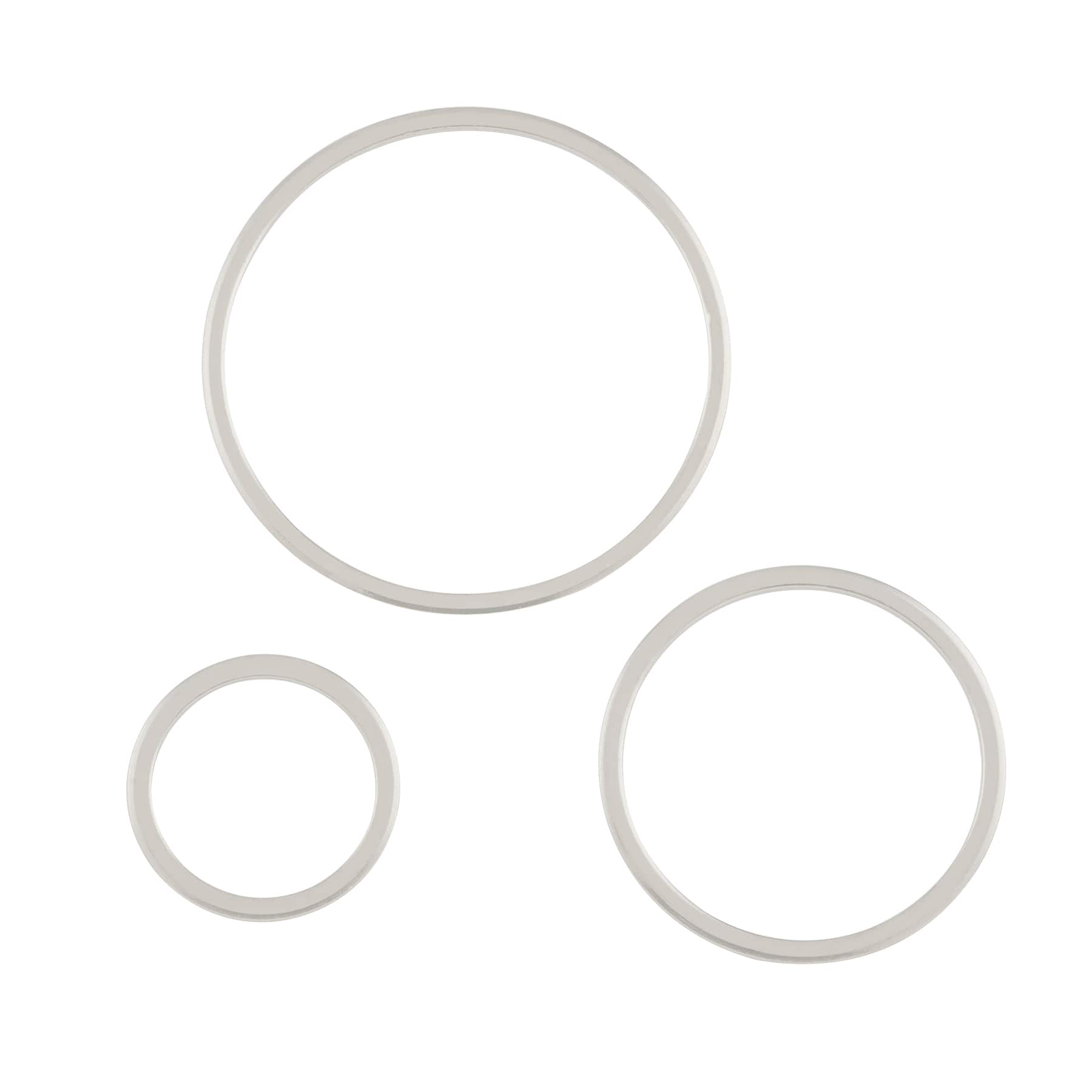 12 Packs: 6 ct. (72 total) Mixed Round Connectors by Bead Landing™