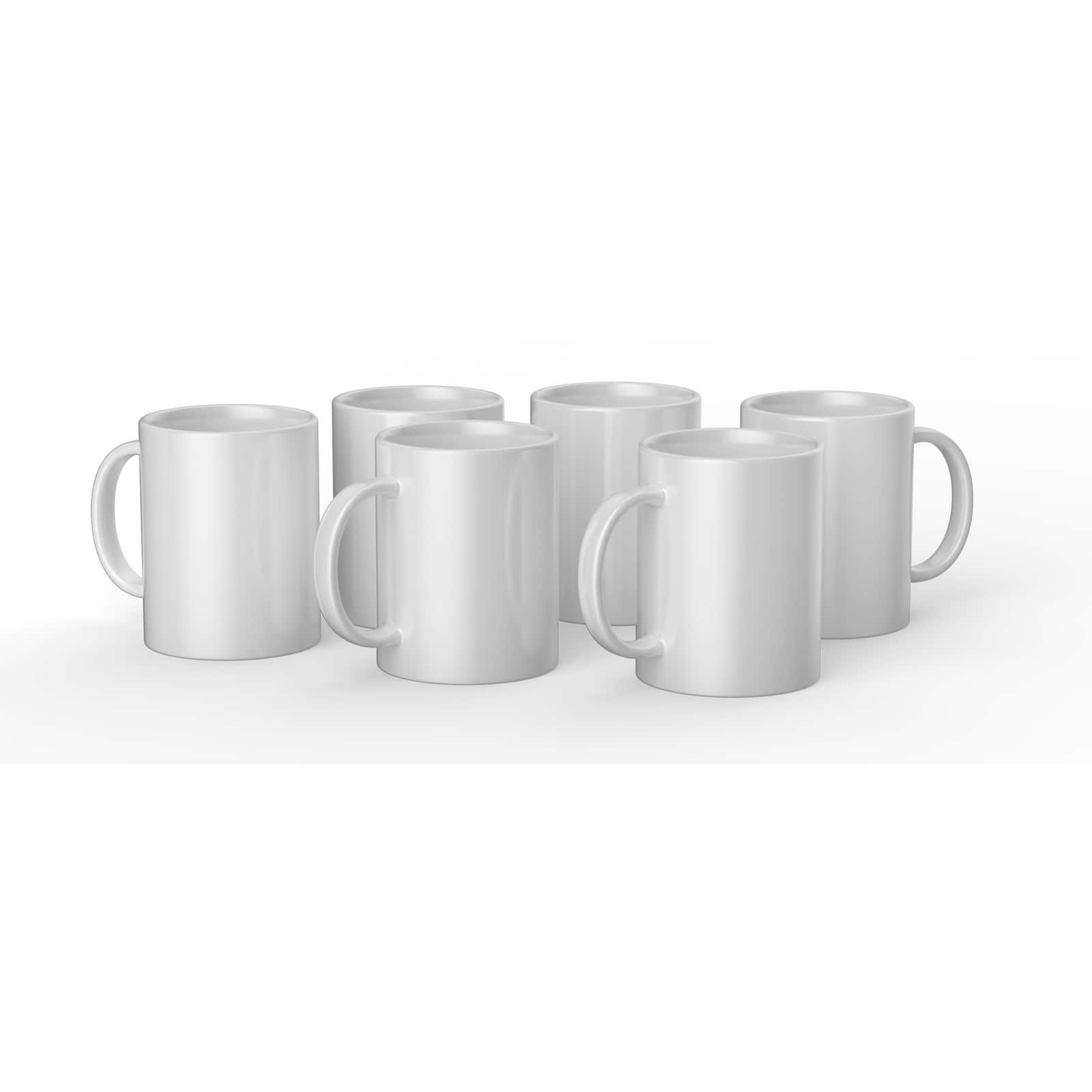 6 Packs: 6 ct. (36 total) Cricut&#xAE; 15oz. White Ceramic Mug Blanks