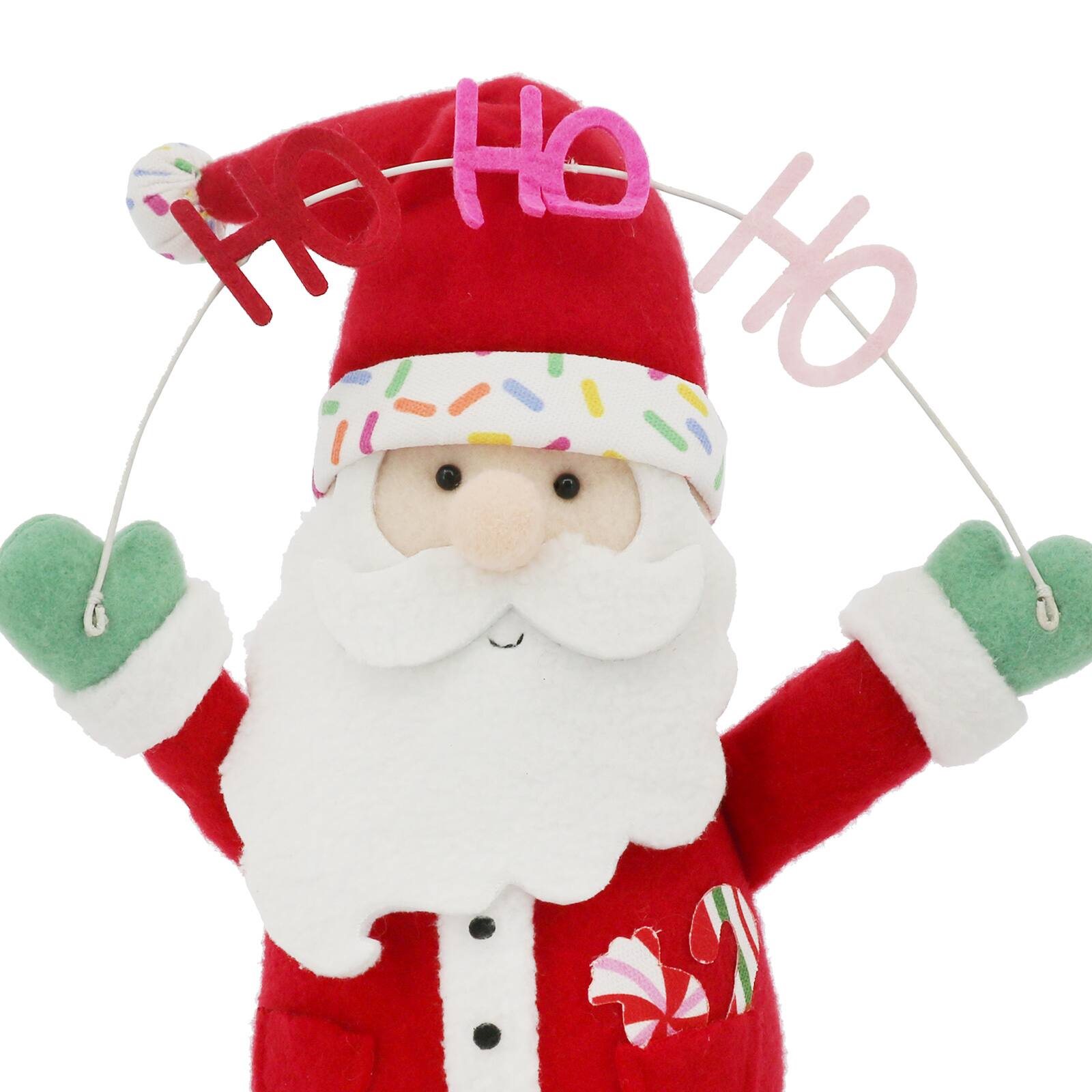 P&#xE8;re No&#xEB;l assis de table &#xAB;&#xA0;Ho Ho Ho&#xA0;&#xBB; de 36,8&#xA0;cm d&#x2019;Ashland
