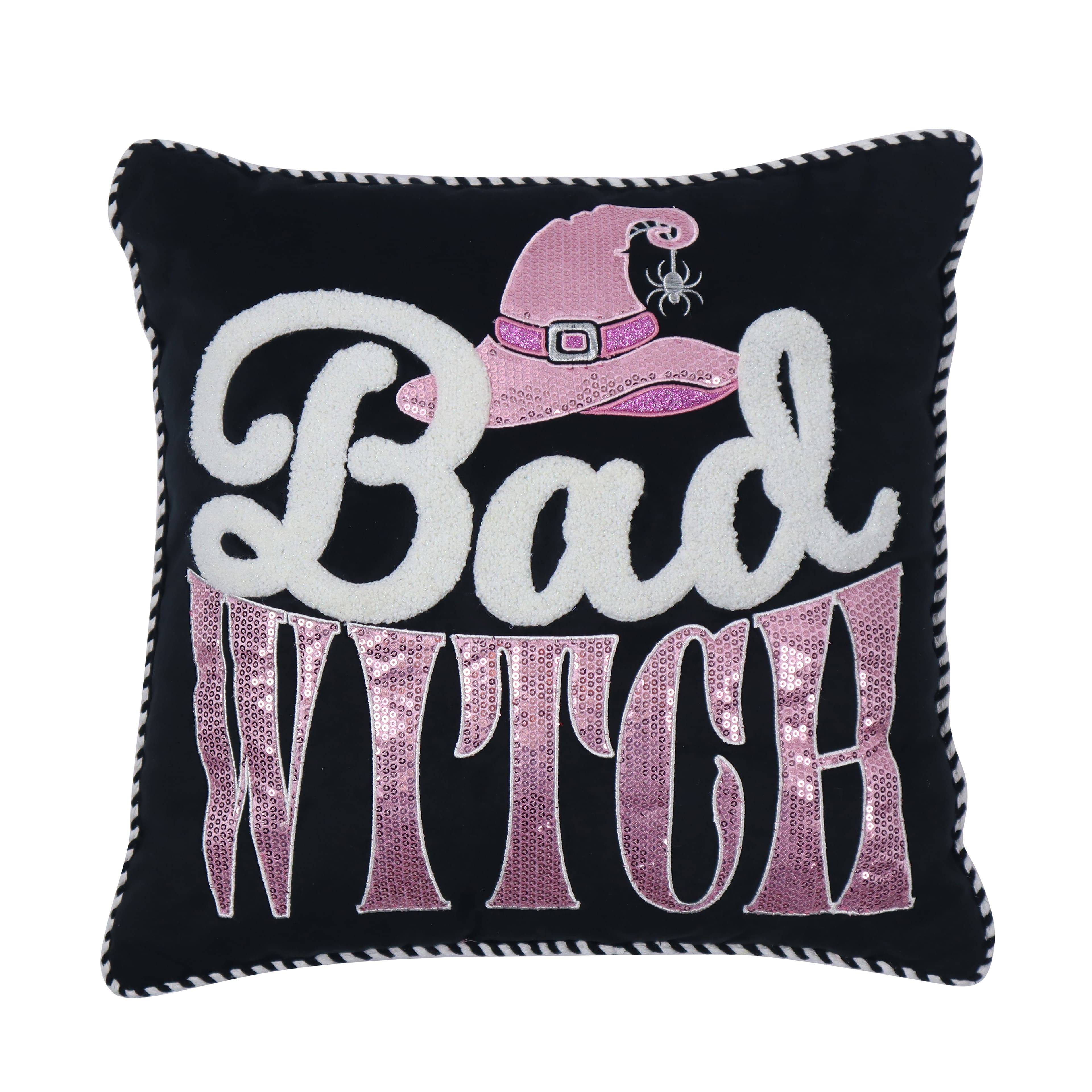 16&#x22; Good Witch Bad Witch Double-Sided Throw Pillow by Ashland&#xAE;