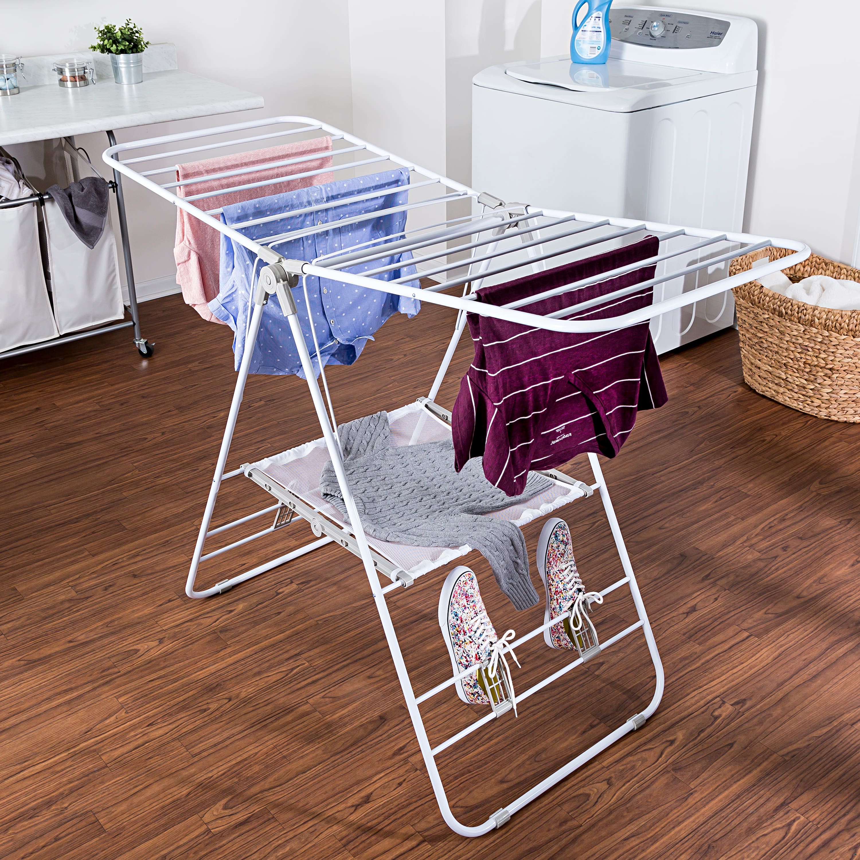 Honey Can Do Heavy-Duty Gullwing Collapsible Clothes Drying Rack