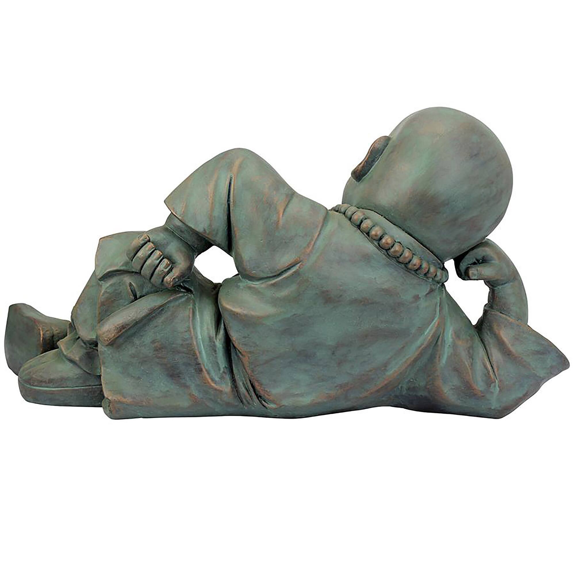 Design Toscano 24" Resting Serene Baby Buddha Garden Statue