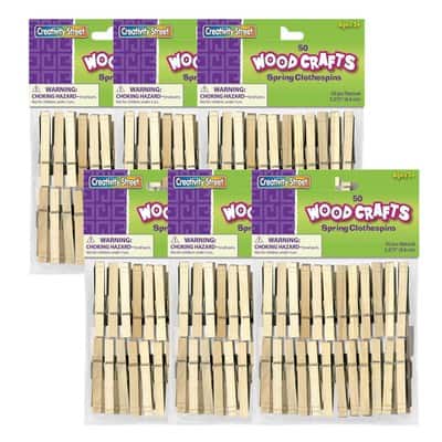 100 Pack Wooden Mini Clothes Pins for Crafts, Hanging Clothes, Photo Clips,  Black 1 In
