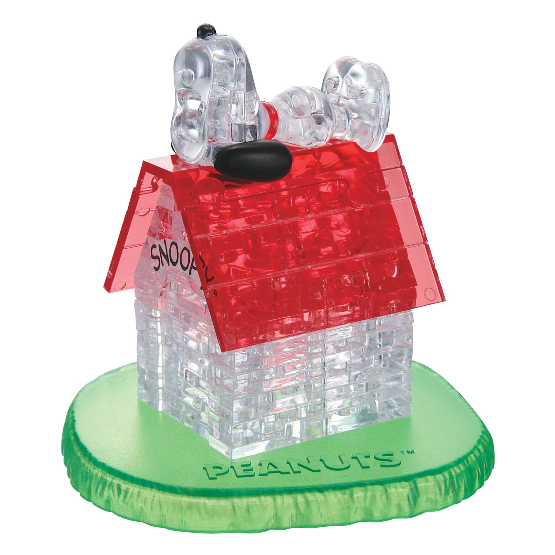 Original 3D Crystal Puzzle&#x2122; Peanuts Snoopy House 50 Piece Puzzle