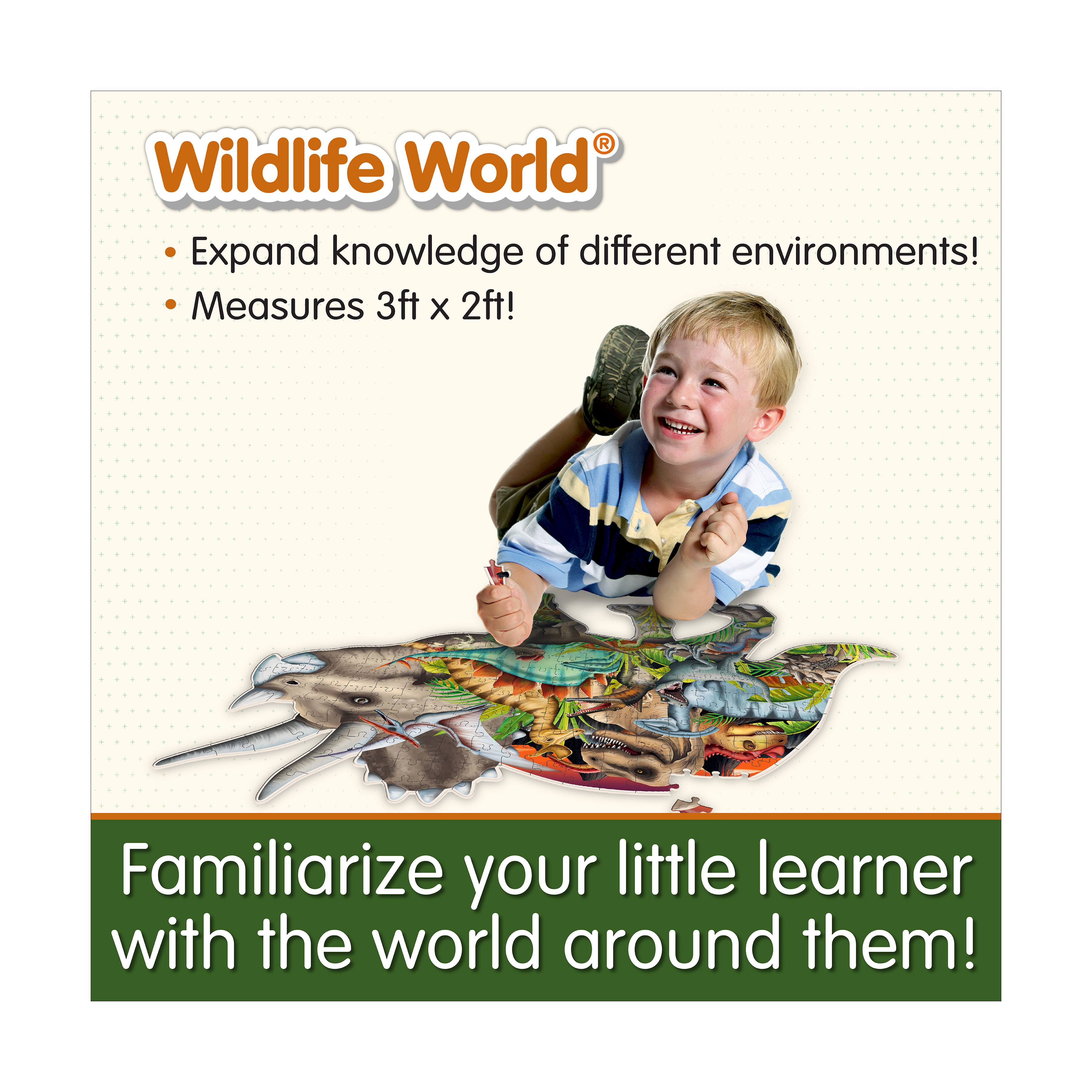 Wildlife World Puzzle - Dinosaurs: 200 Pcs