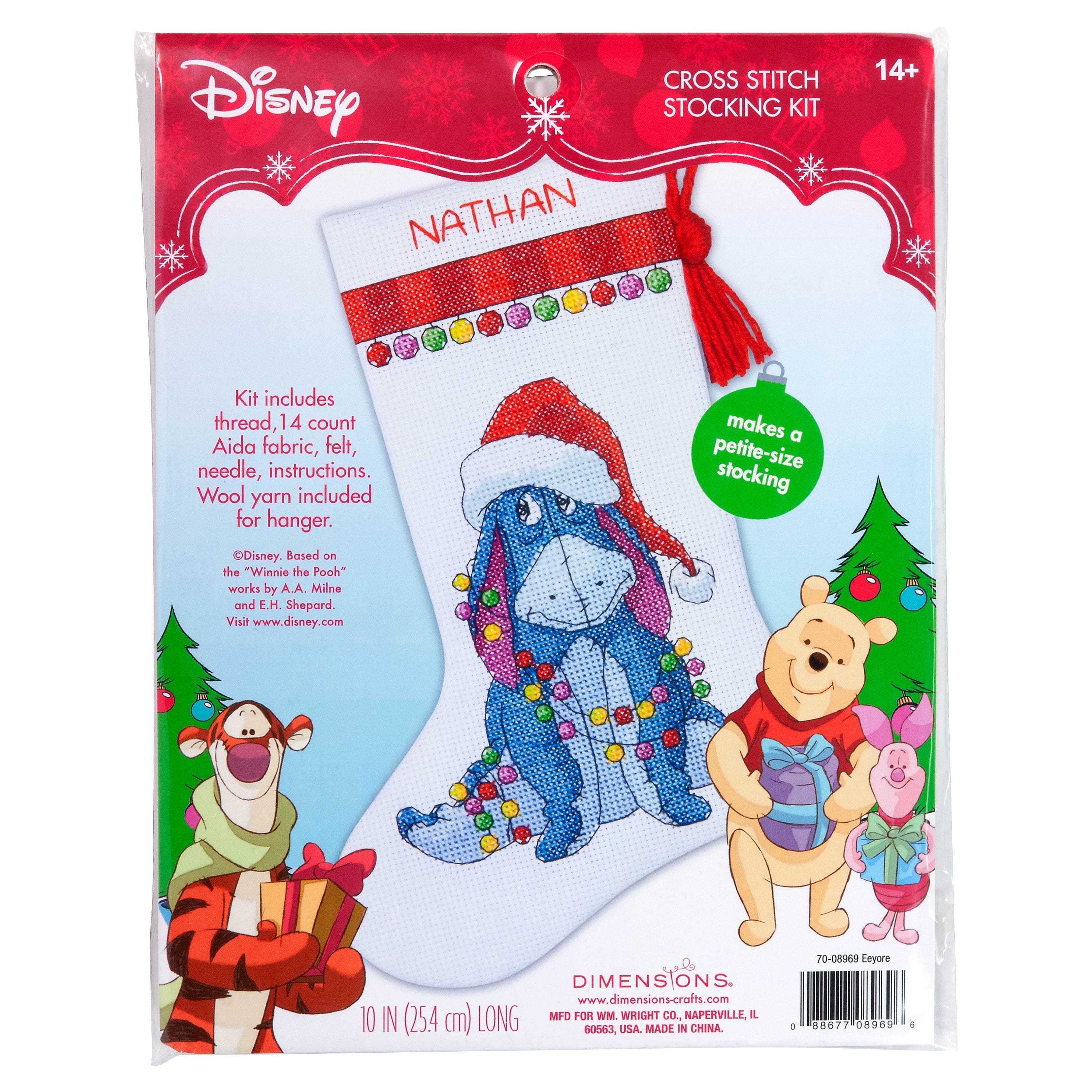 Dimensions&#xAE; Counted Cross Stitch Kit, Eeyore Stocking