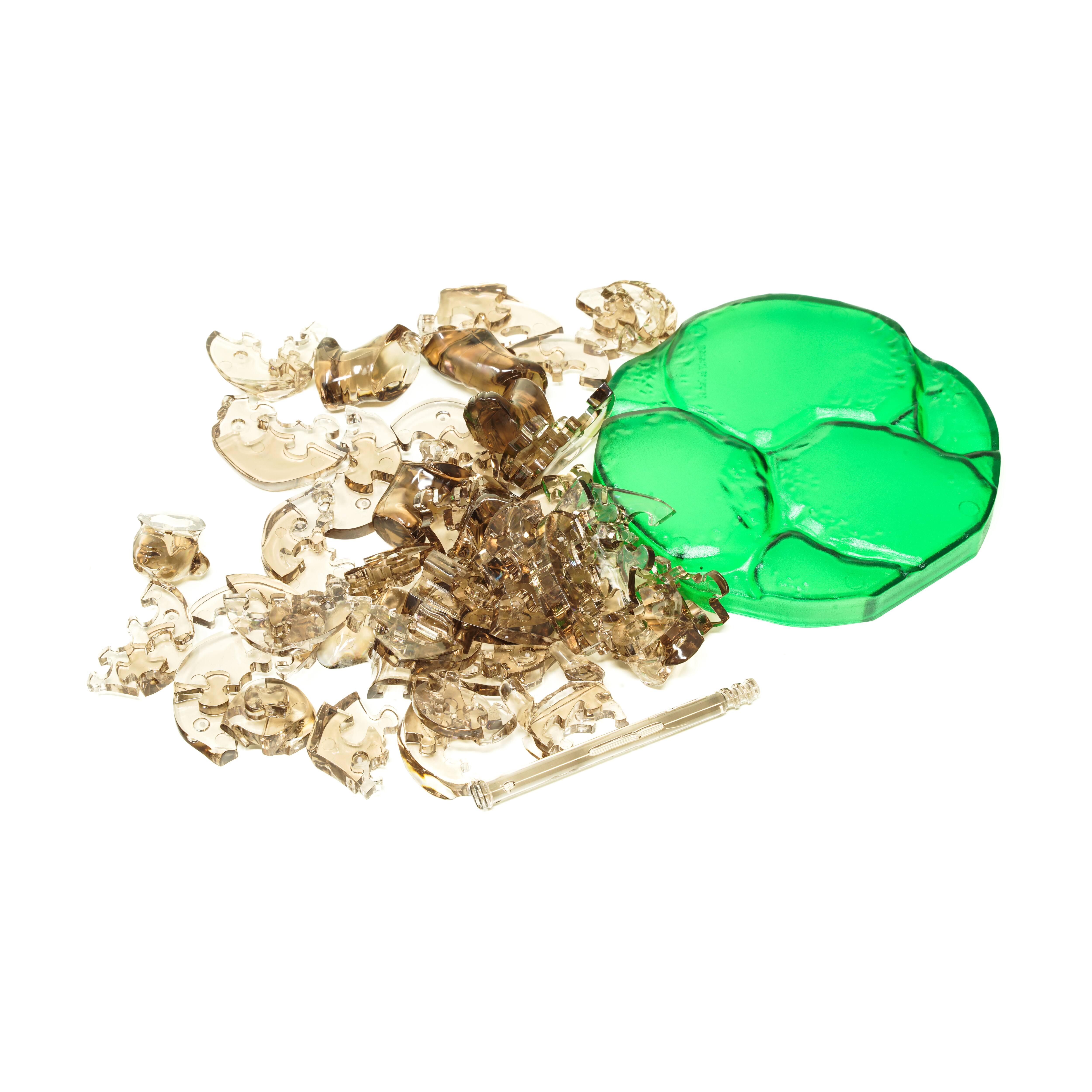 3D Crystal Puzzle - Brown Bear and Baby: 40 Pcs