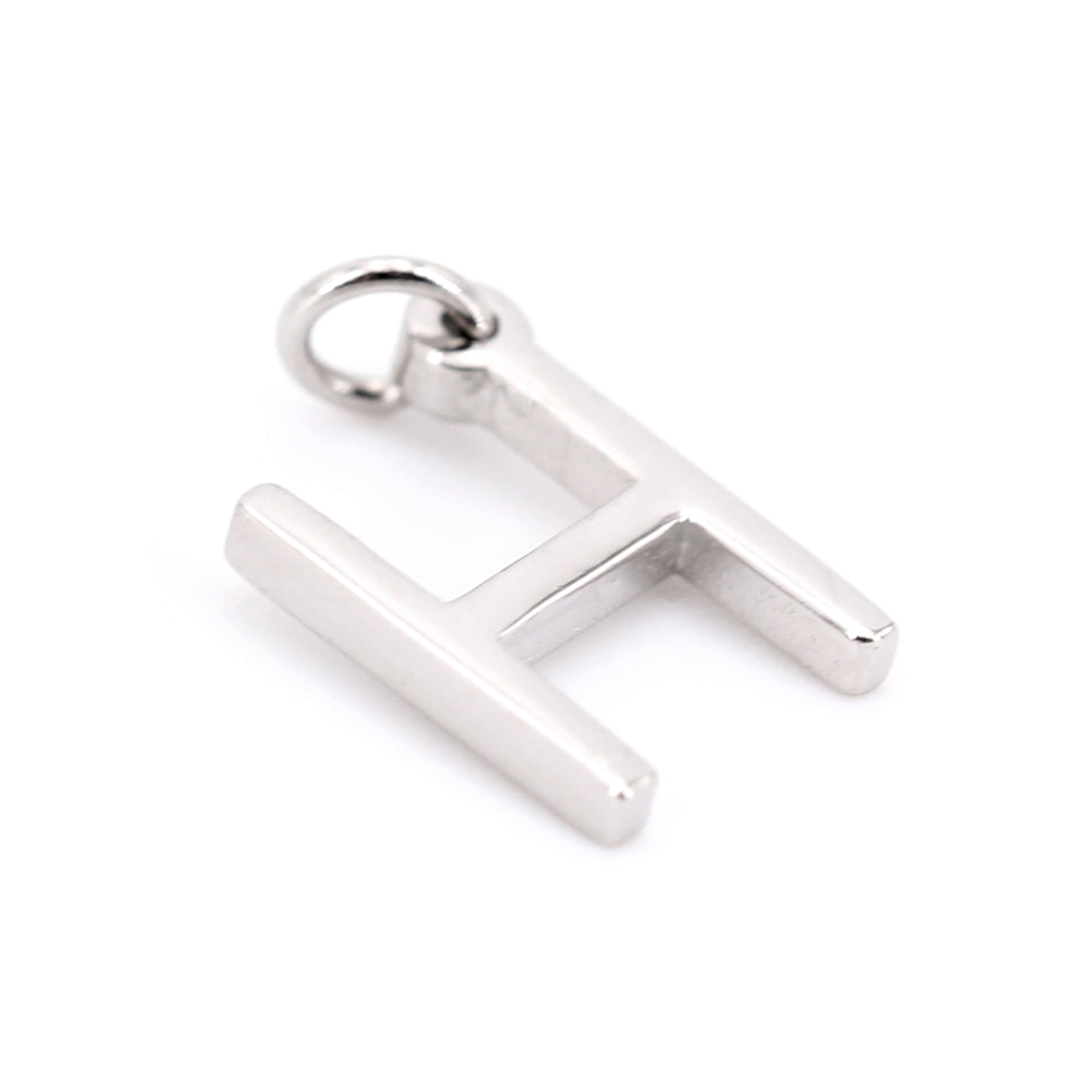 12 Pack: Sterling Silver Alphabet Charm by Bead Landing™