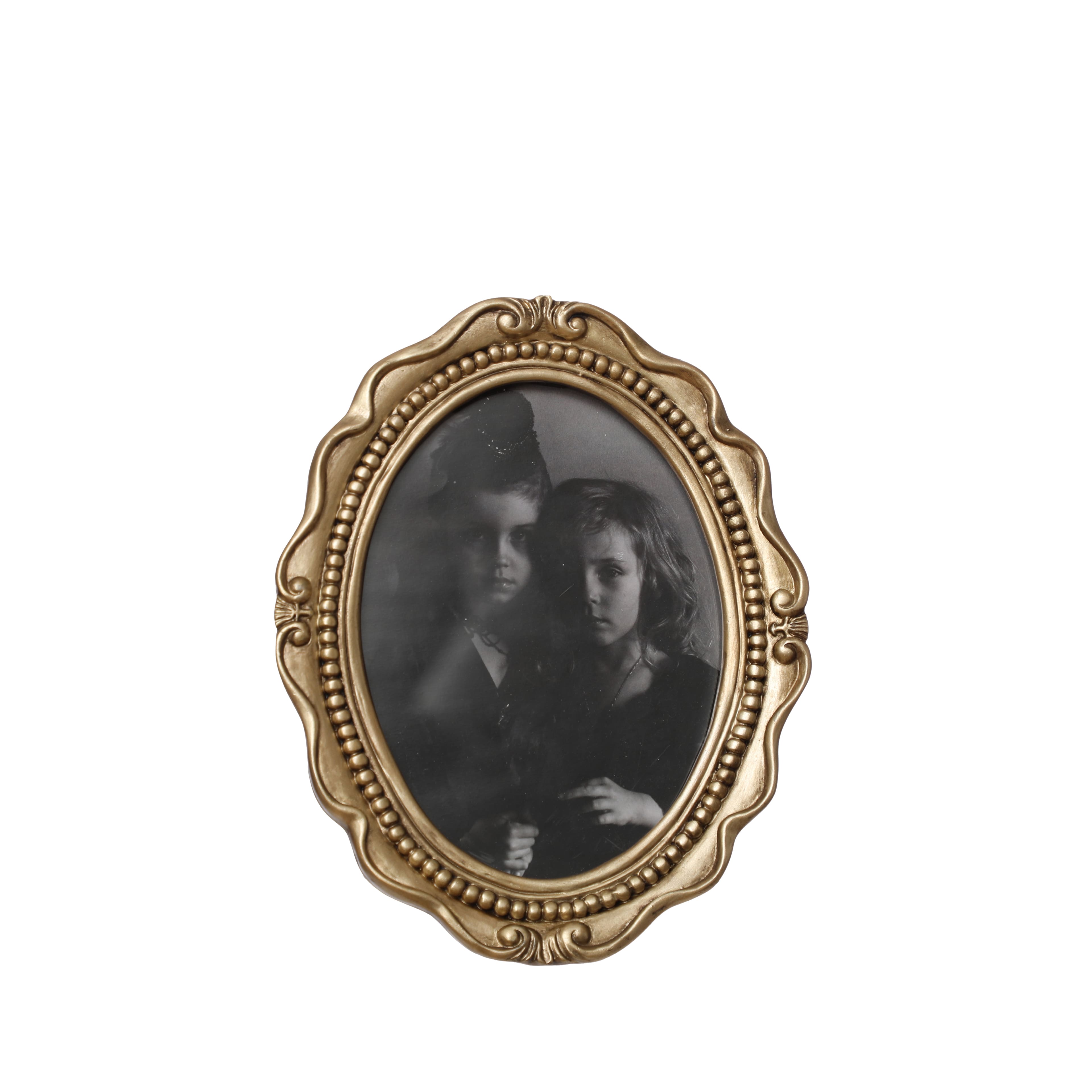 5&#x22; x 7&#x22; Gold Ornate Oval Tabletop Frame by Ashland&#xAE;