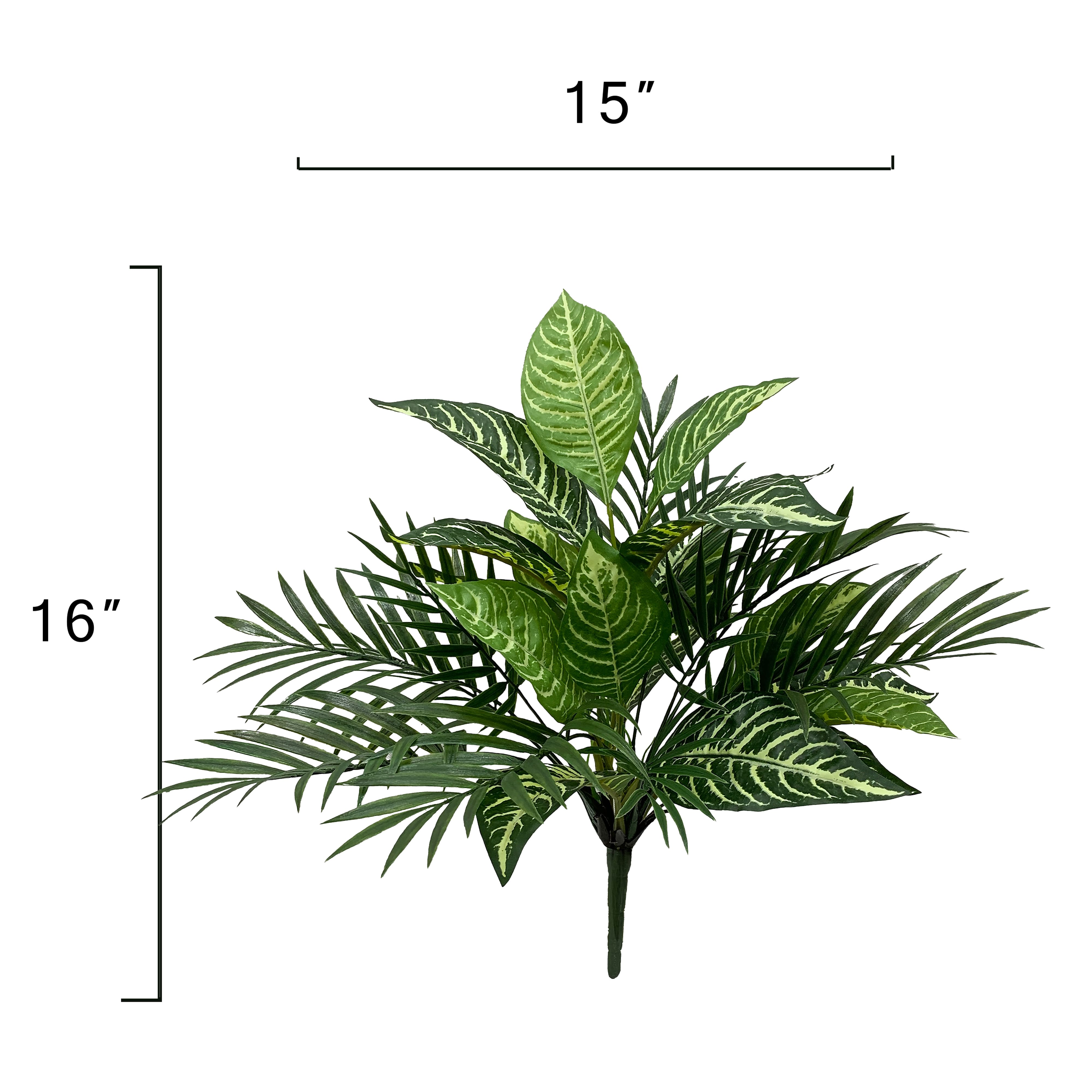 18&#x22; Green Zebra Palm Bush by Ashland&#xAE;