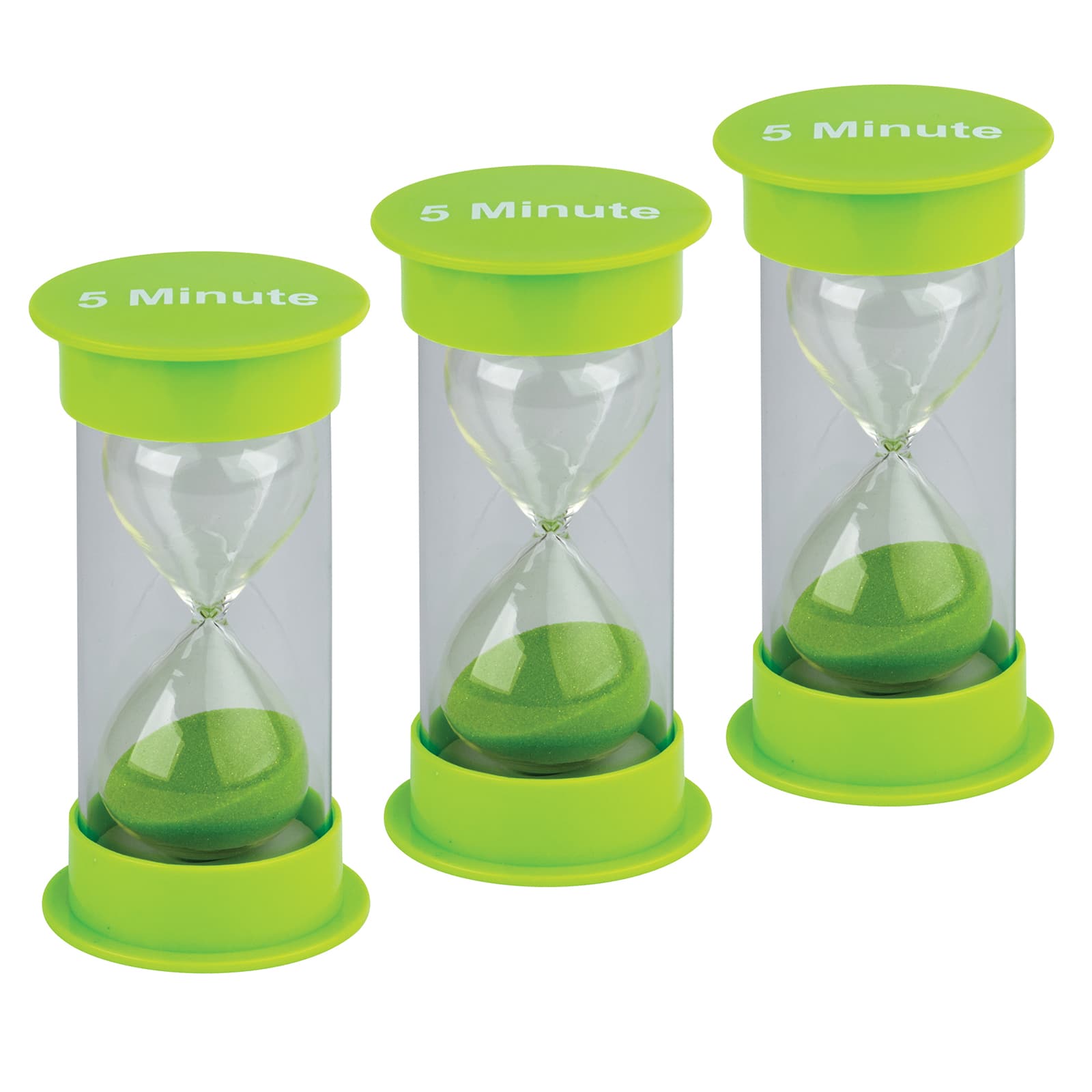 Teacher Created Resources® 5 Minute Sand Timer, Medium, Pack of 3