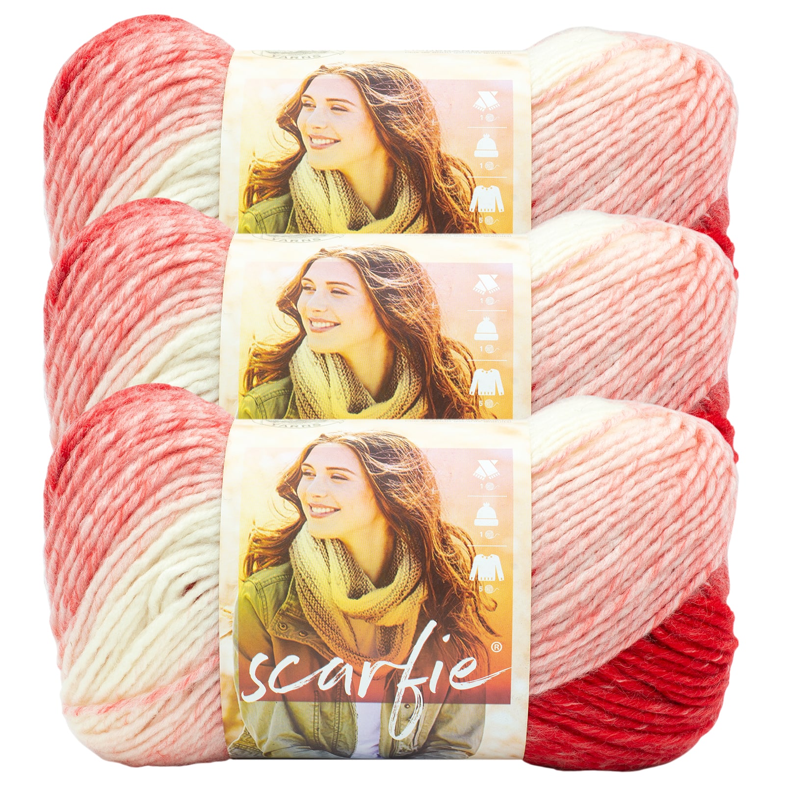 3 Pack Lion Brand® Scarfie Yarn