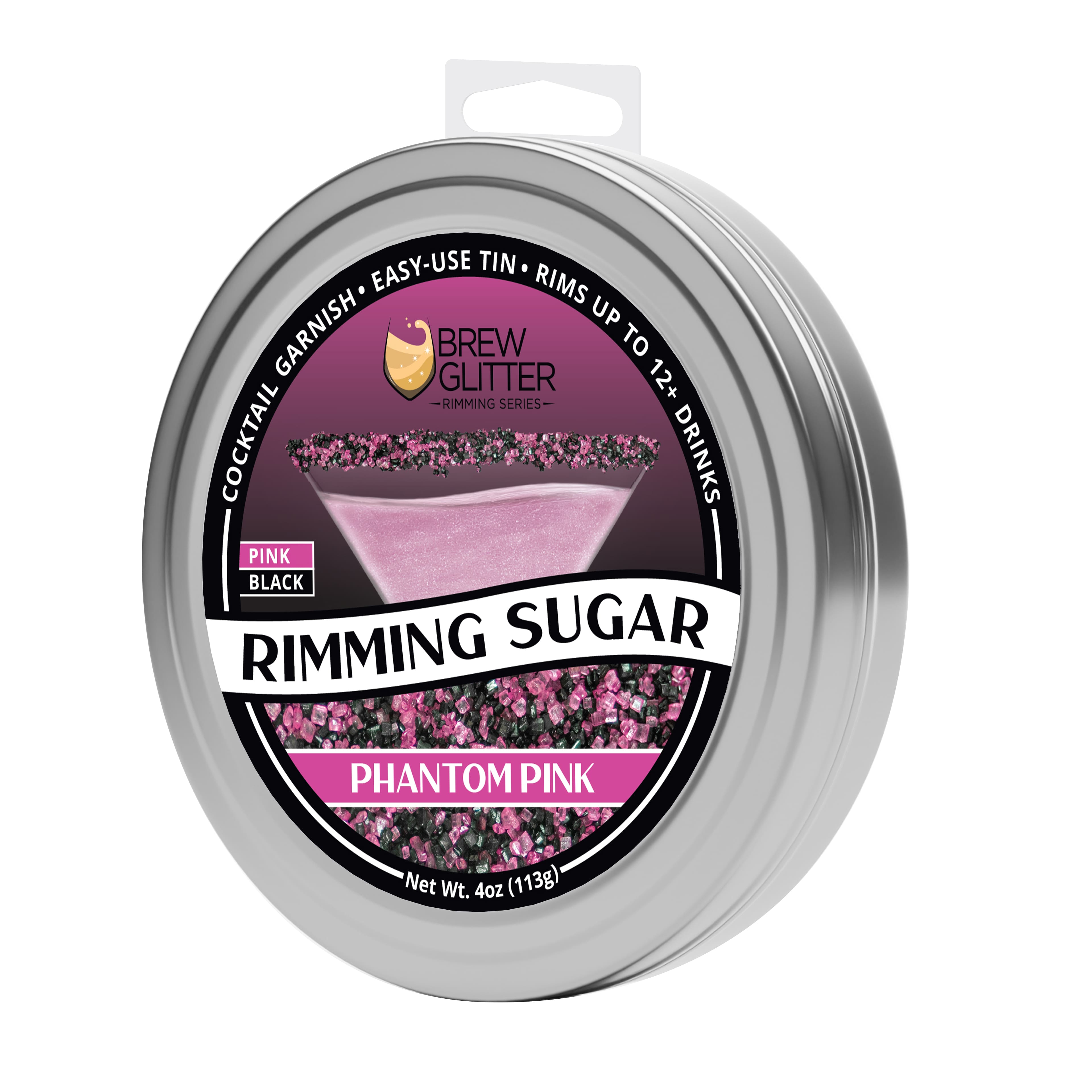 Bakell® Brew Glitter Phantom Pink Rimming Sugar