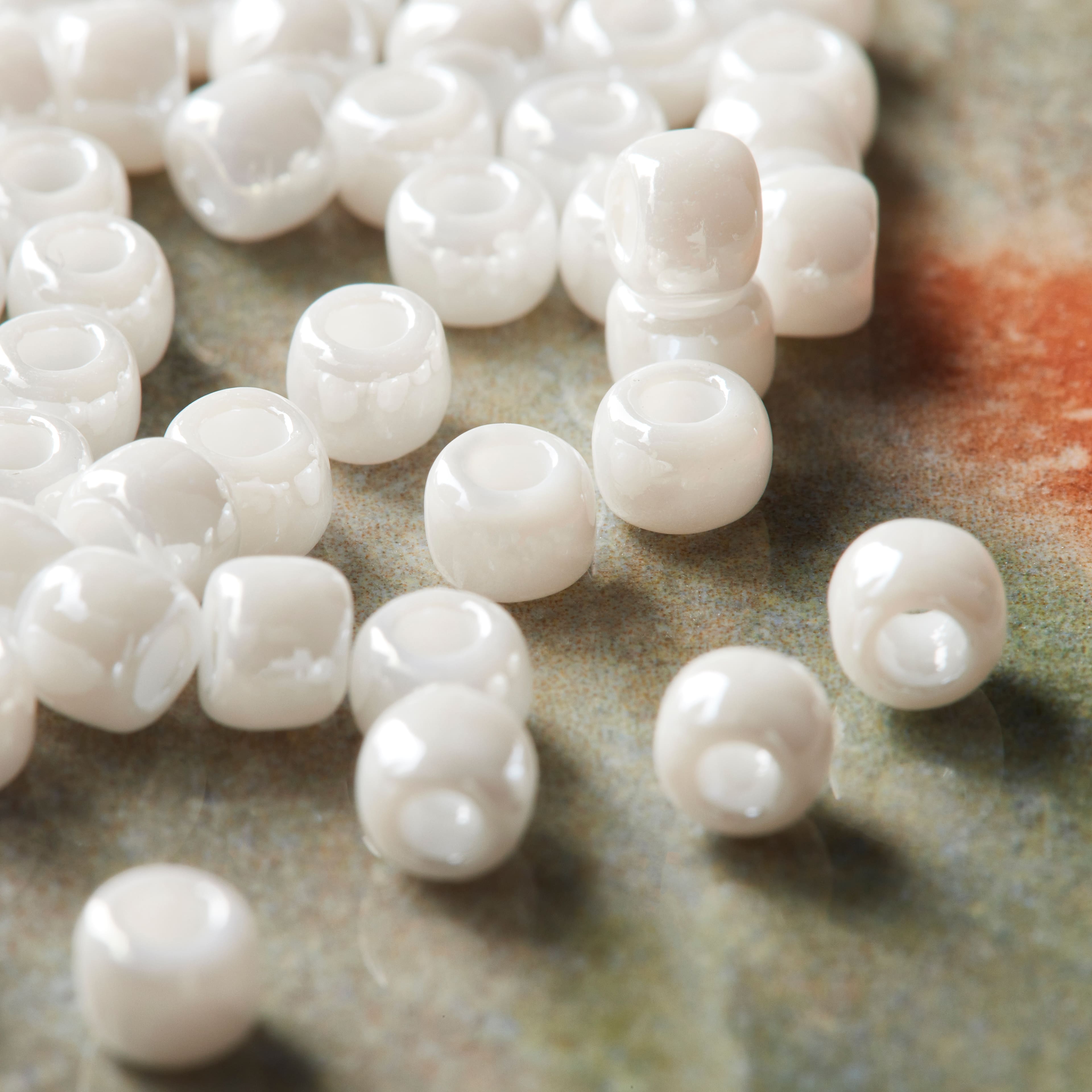 12 Pack: Toho Luster White Seed Beads, 6/0