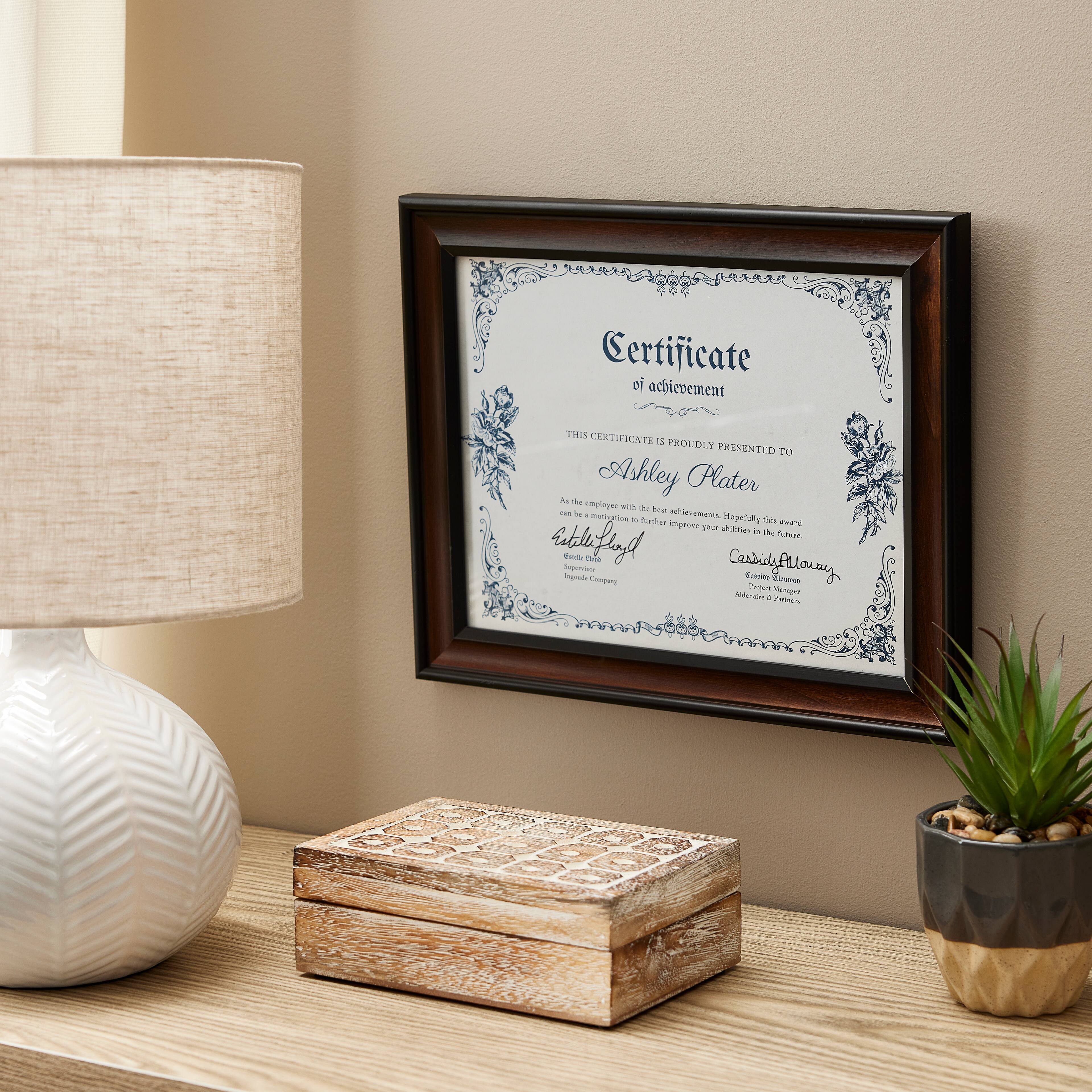 8 Pack: Brown &#x26; Black Thin Frame, Home Collection by Studio D&#xE9;cor&#xAE;