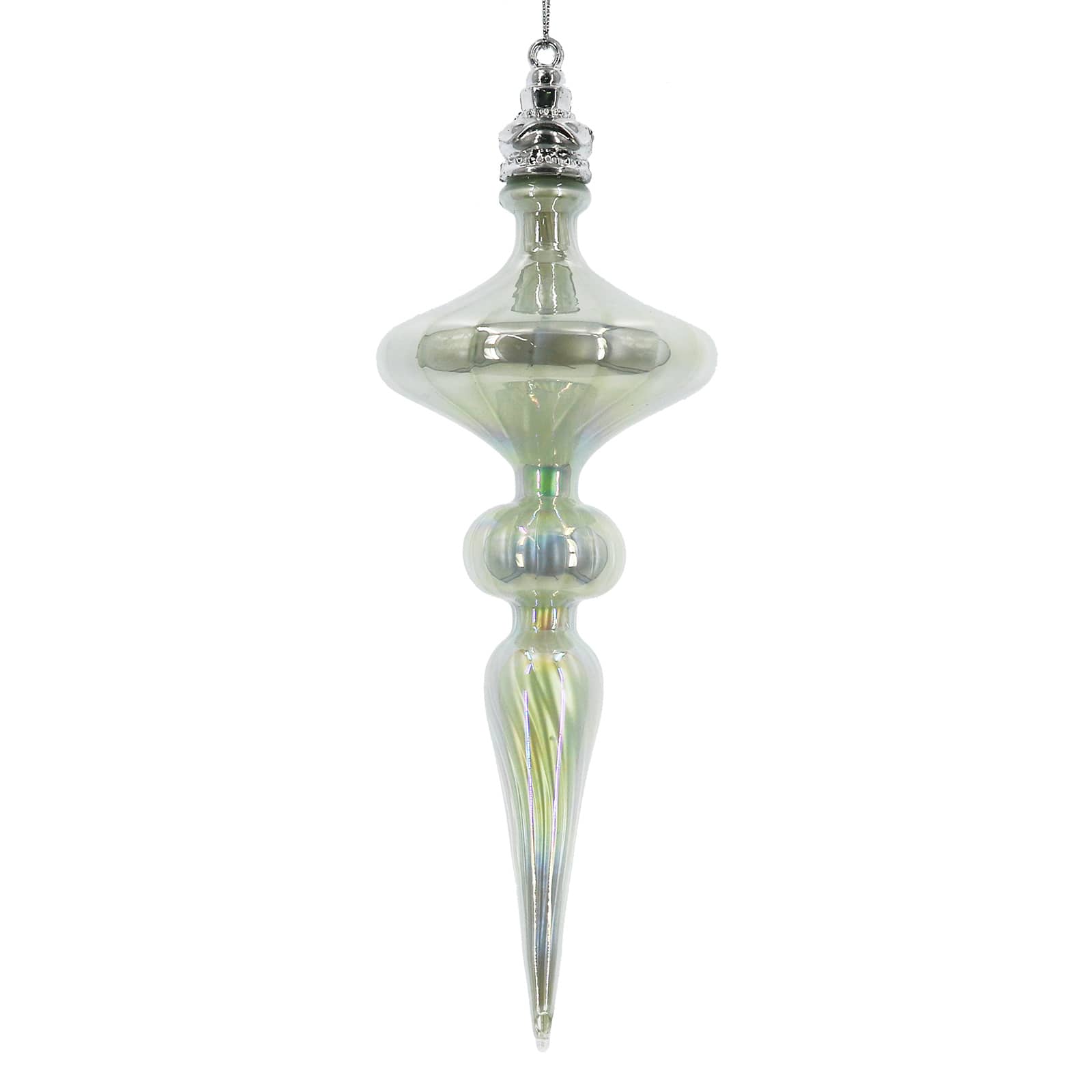 8.75&#x22; Purple Finial Glass Ornament by Ashland&#xAE;