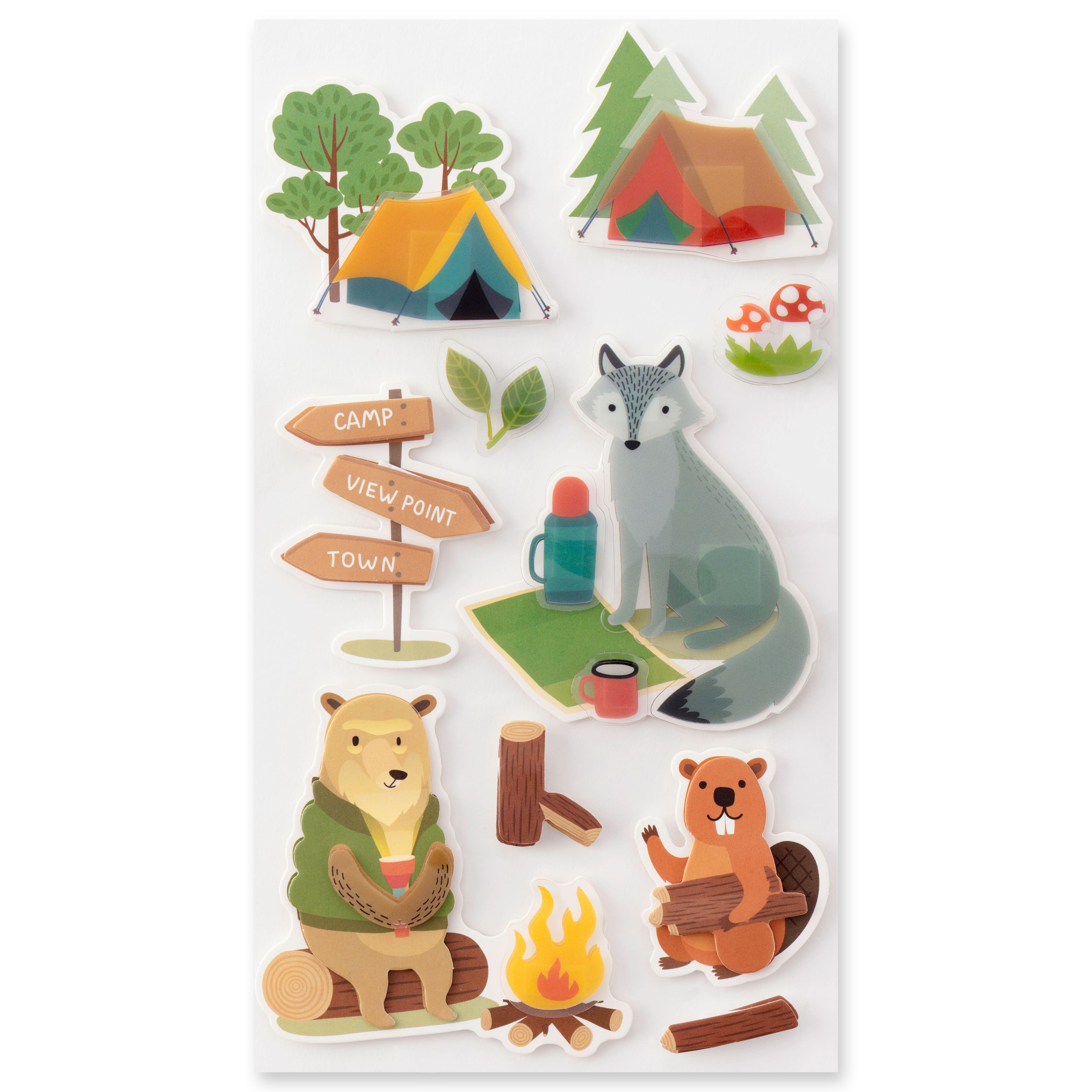 Animal Camper Stickers by Recollections&#x2122;