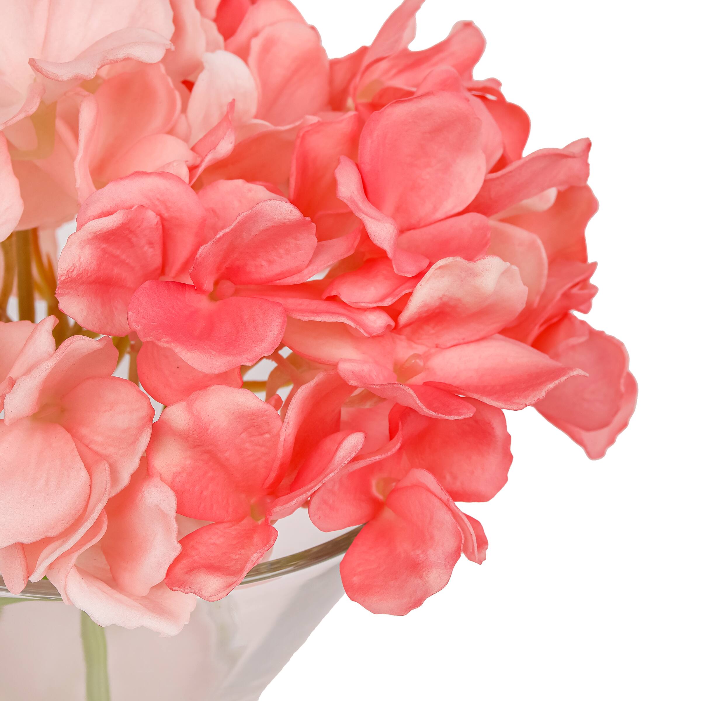 8&#x22; Hydrangea in Glass Vase