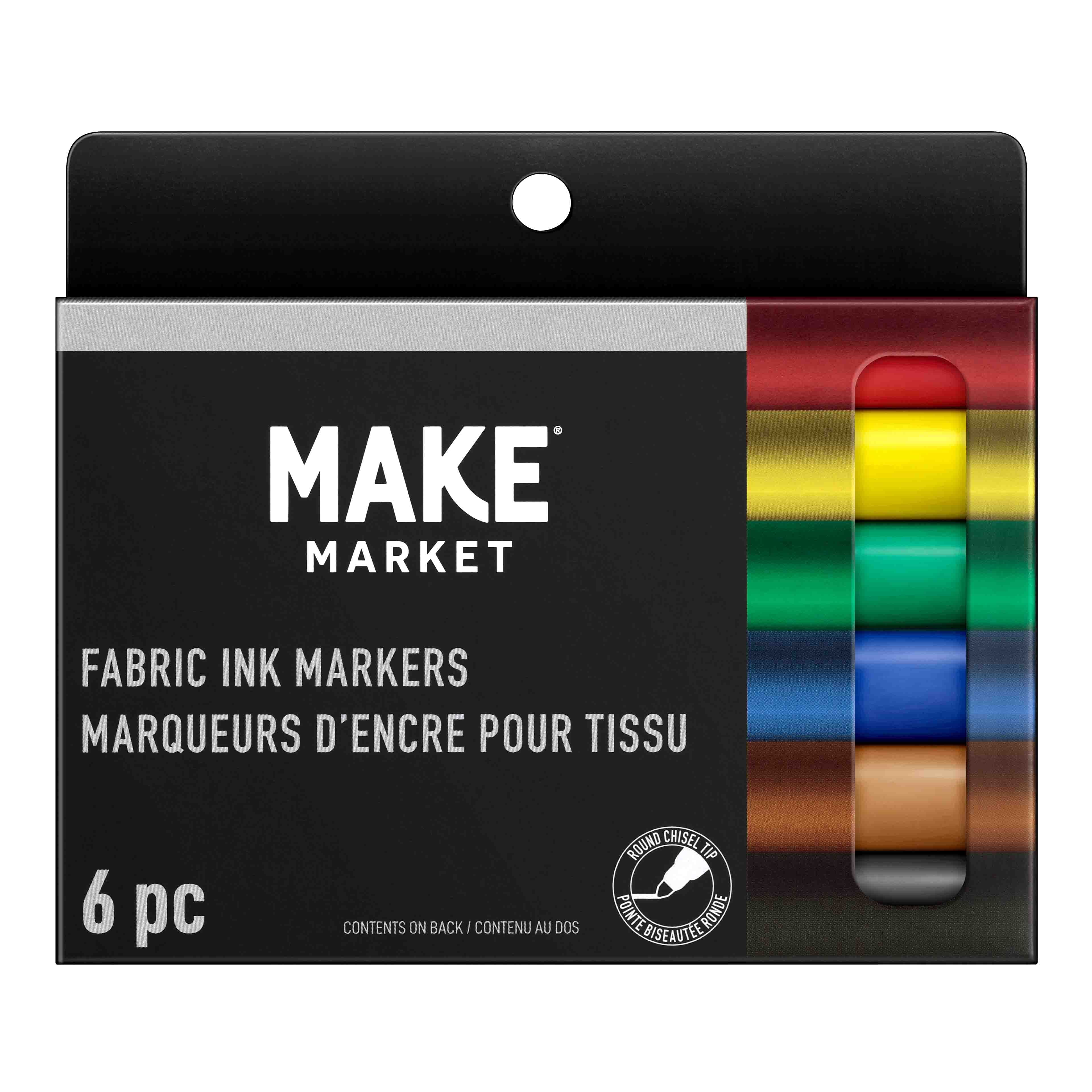 12 Packs: 6 ct. (72 total) Graffiti Fabric Markers by Make Market&#xAE;