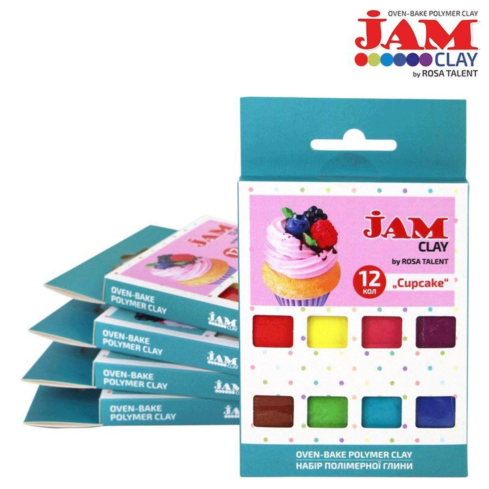 Rosa Talent Jam Clay Cupcake Oven-Bake Polymer Clay Set