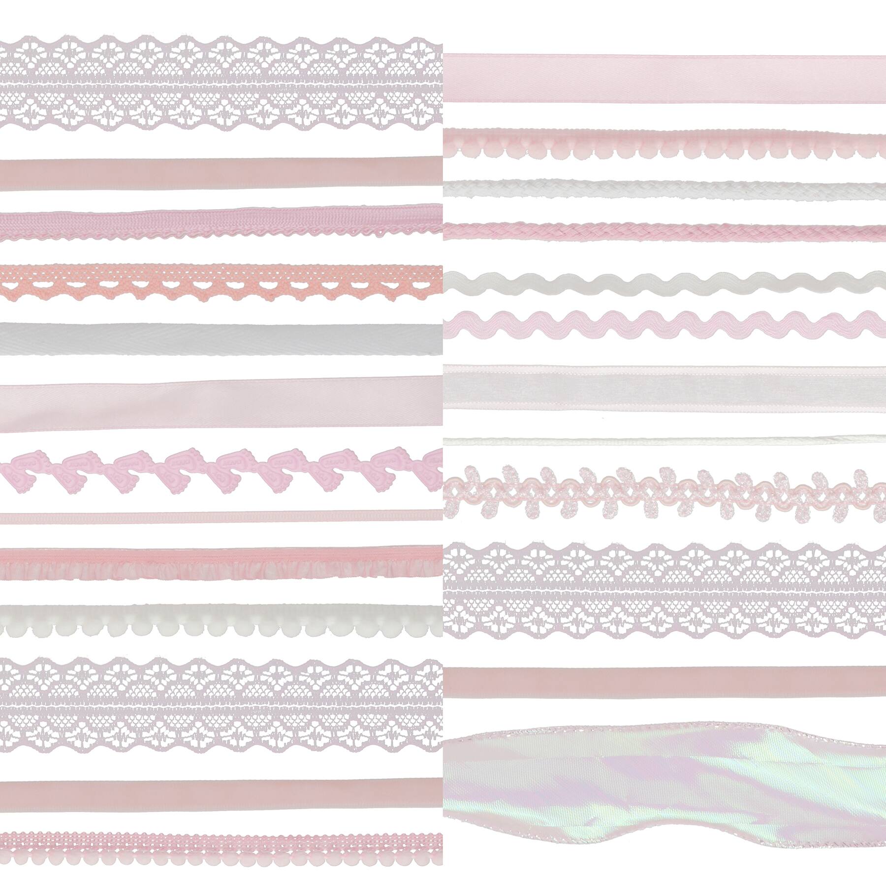 1yd. Pink Trim Bundle, 25ct. by Celebrate It&#x2122; Easter
