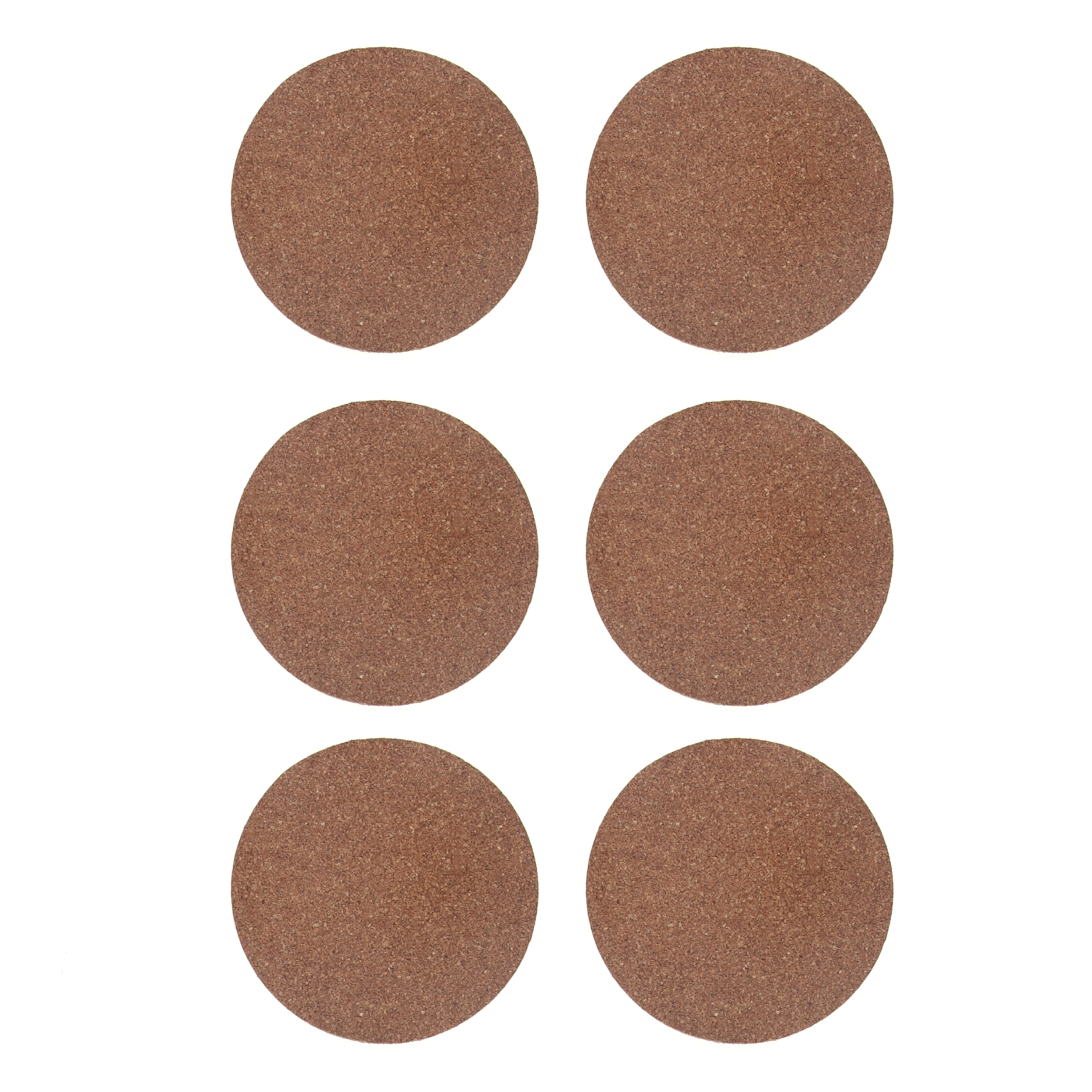 4" Round Cork Coasters, 6ct. by Make Market®