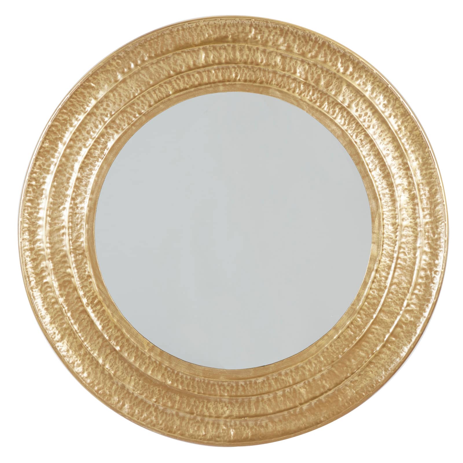 39&#x22; Gold Glam Metal Wall Mirror