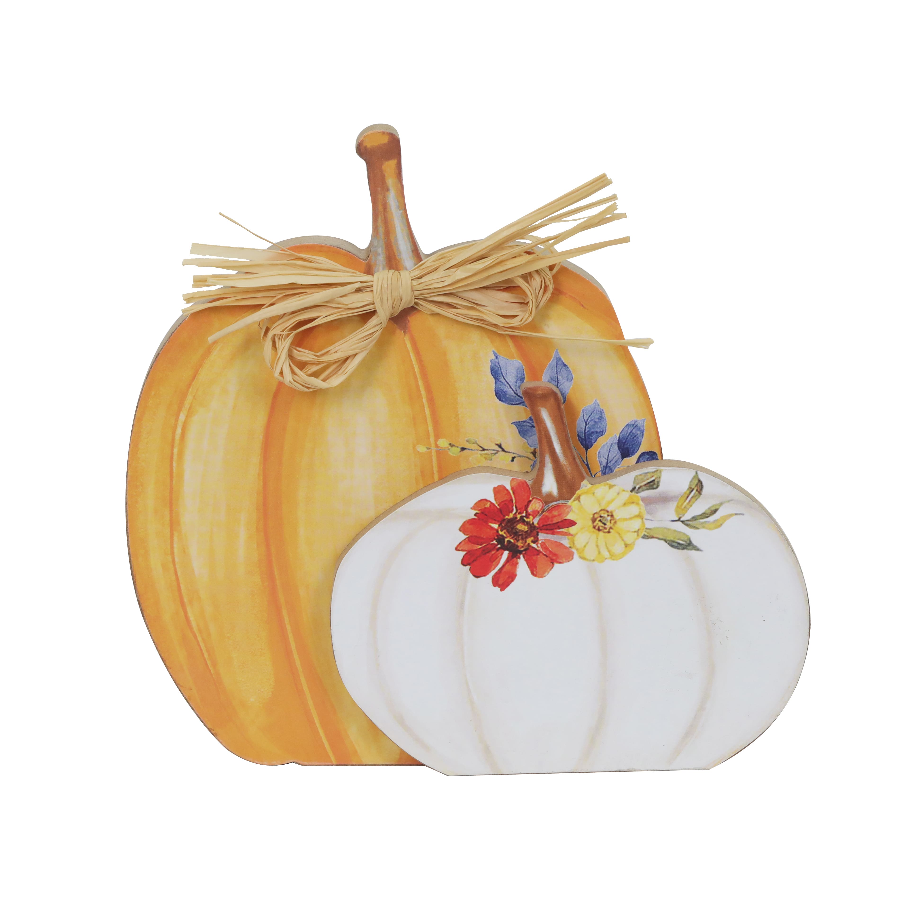 7&#x22; Double Pumpkin Tabletop D&#xE9;cor by Ashland&#xAE;