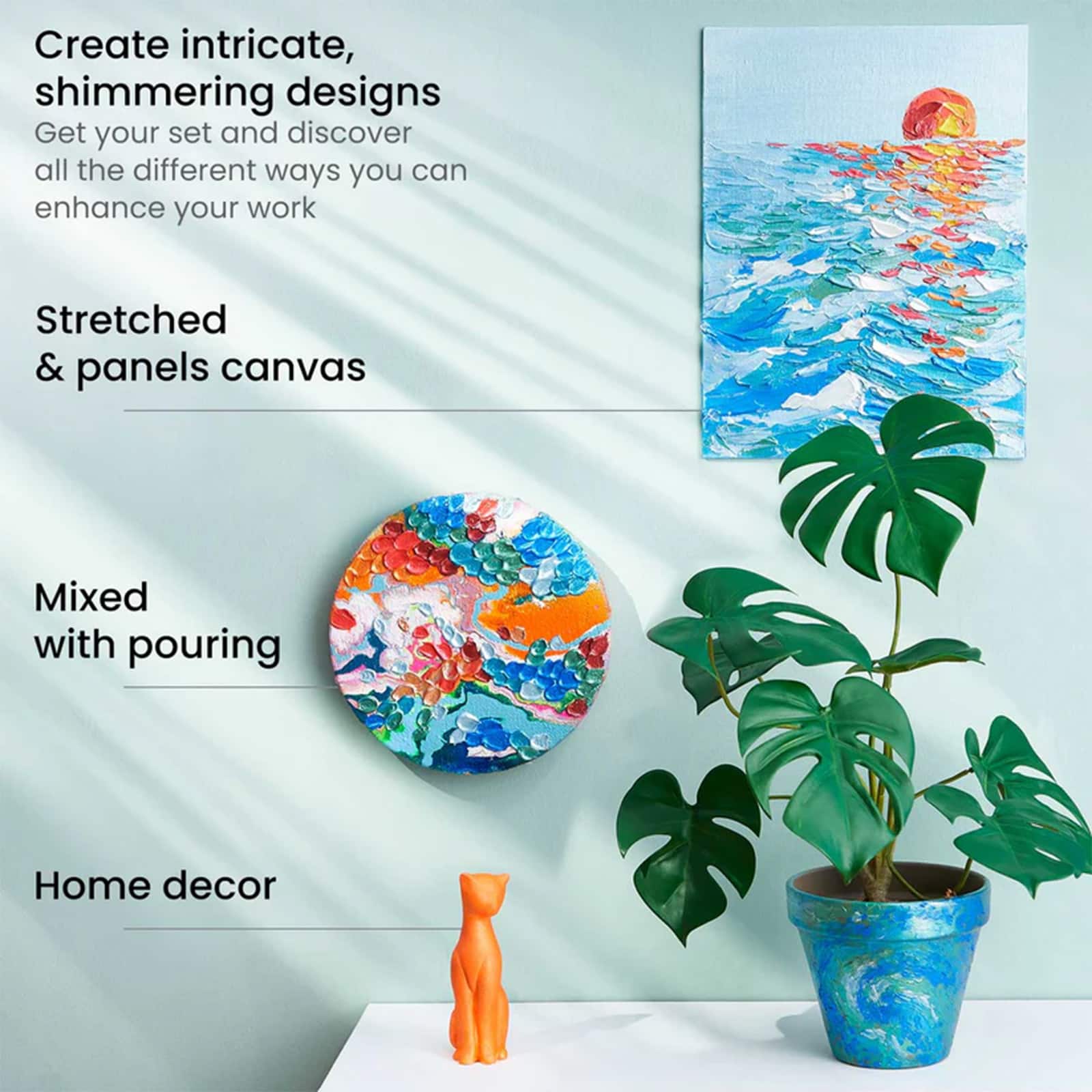 Arteza&#xAE; Classic Elements Metallic Acrylic Paint Set