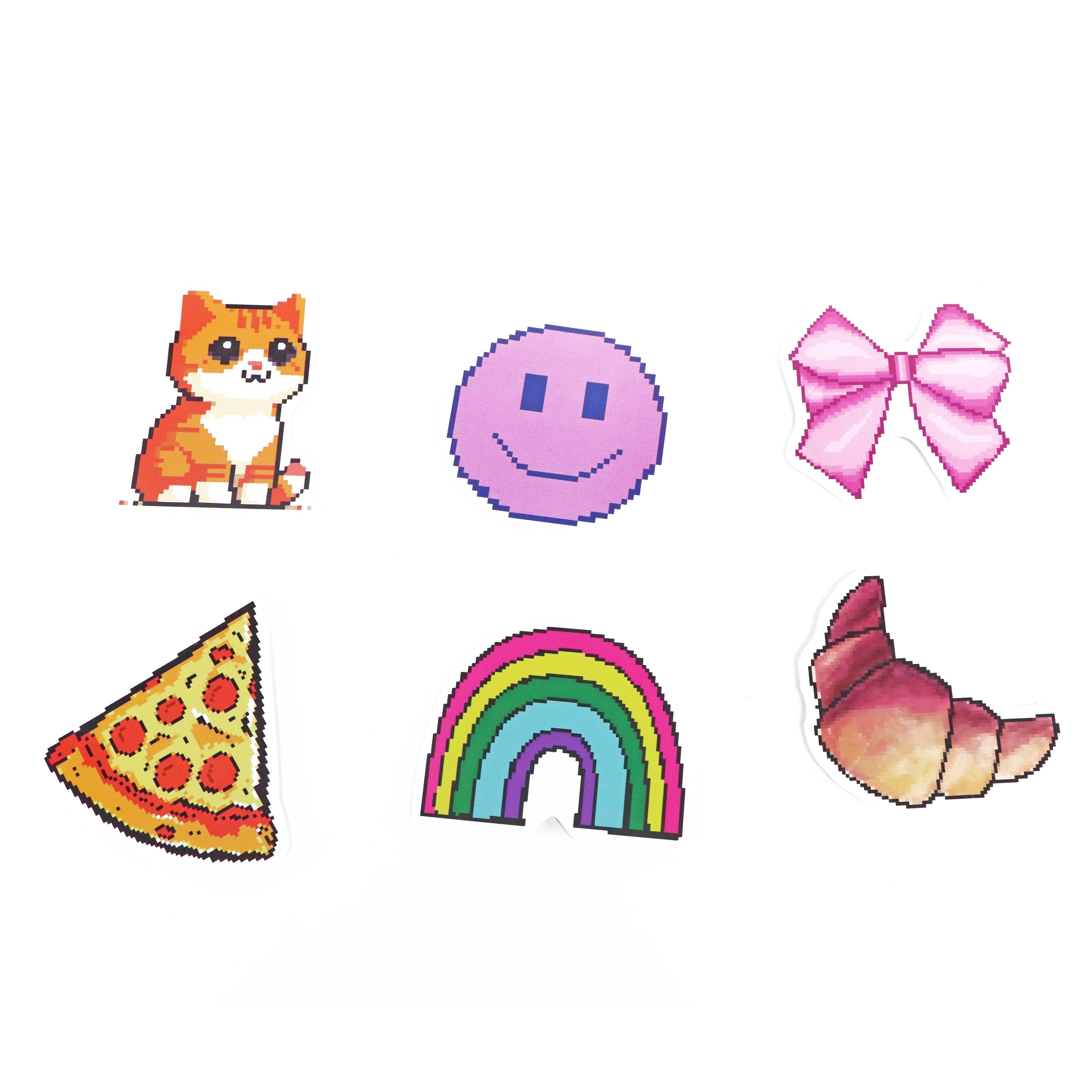 Pixel Icon Vinyl Die Cut Stickers by Recollections™