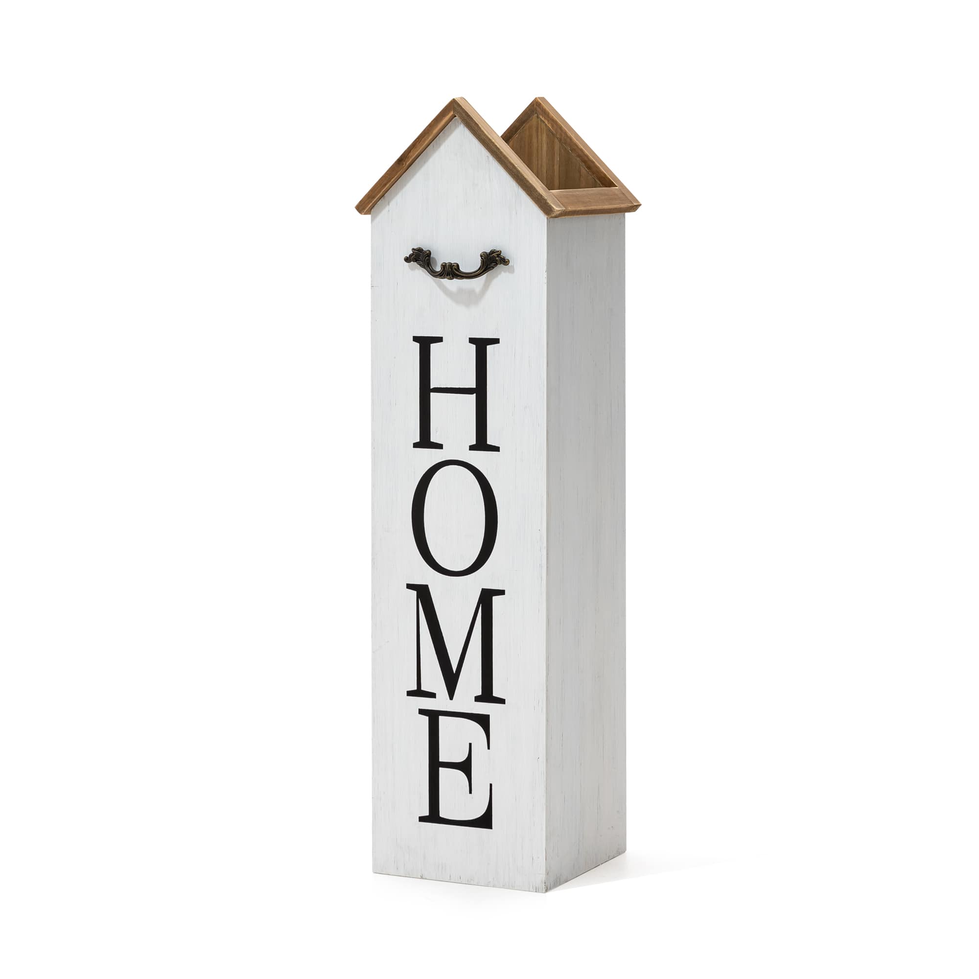 Glitzhome® 30" Wood Home Boxed Porch Sign