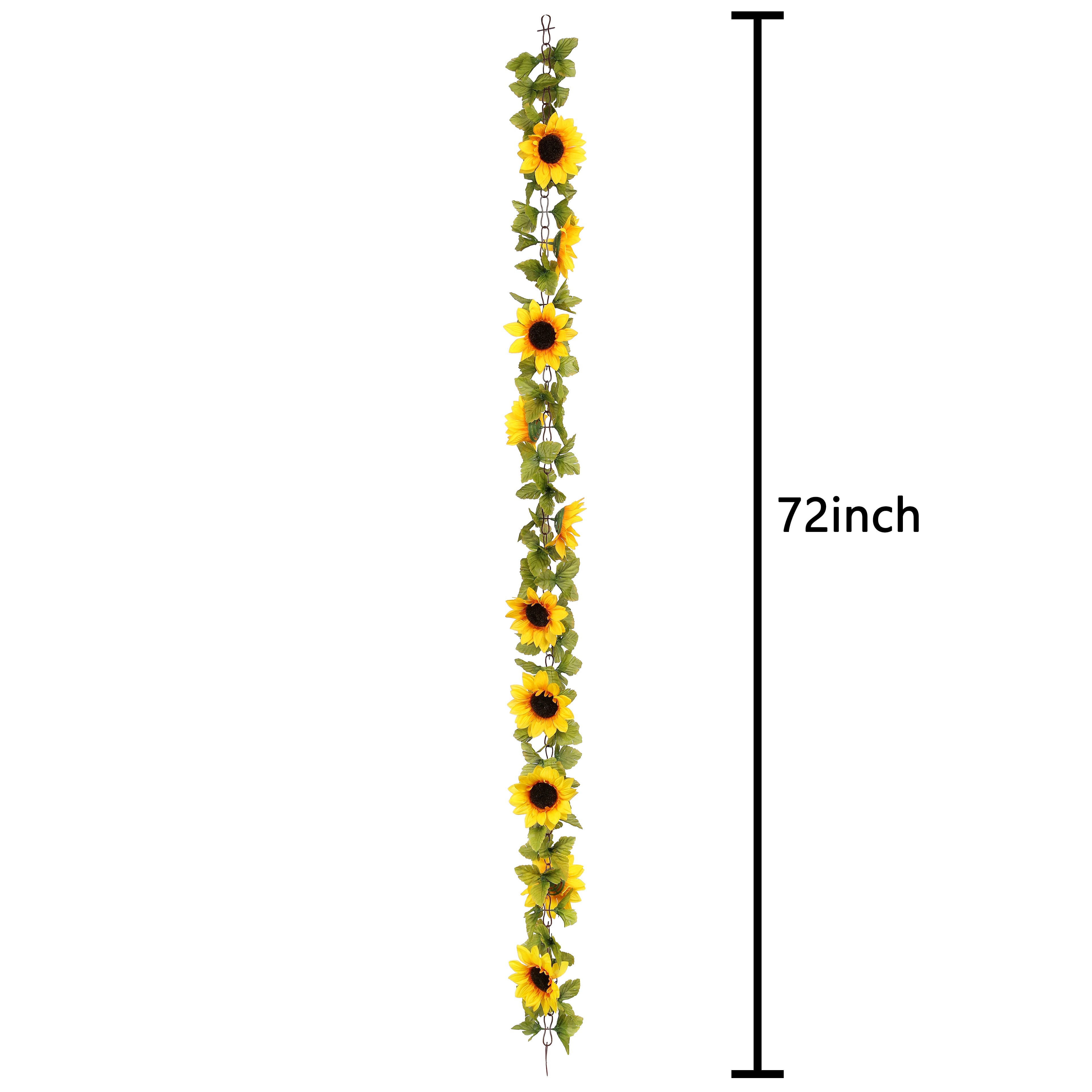 6ft. Yellow Sunflower Chain Garland by Ashland&#xAE;