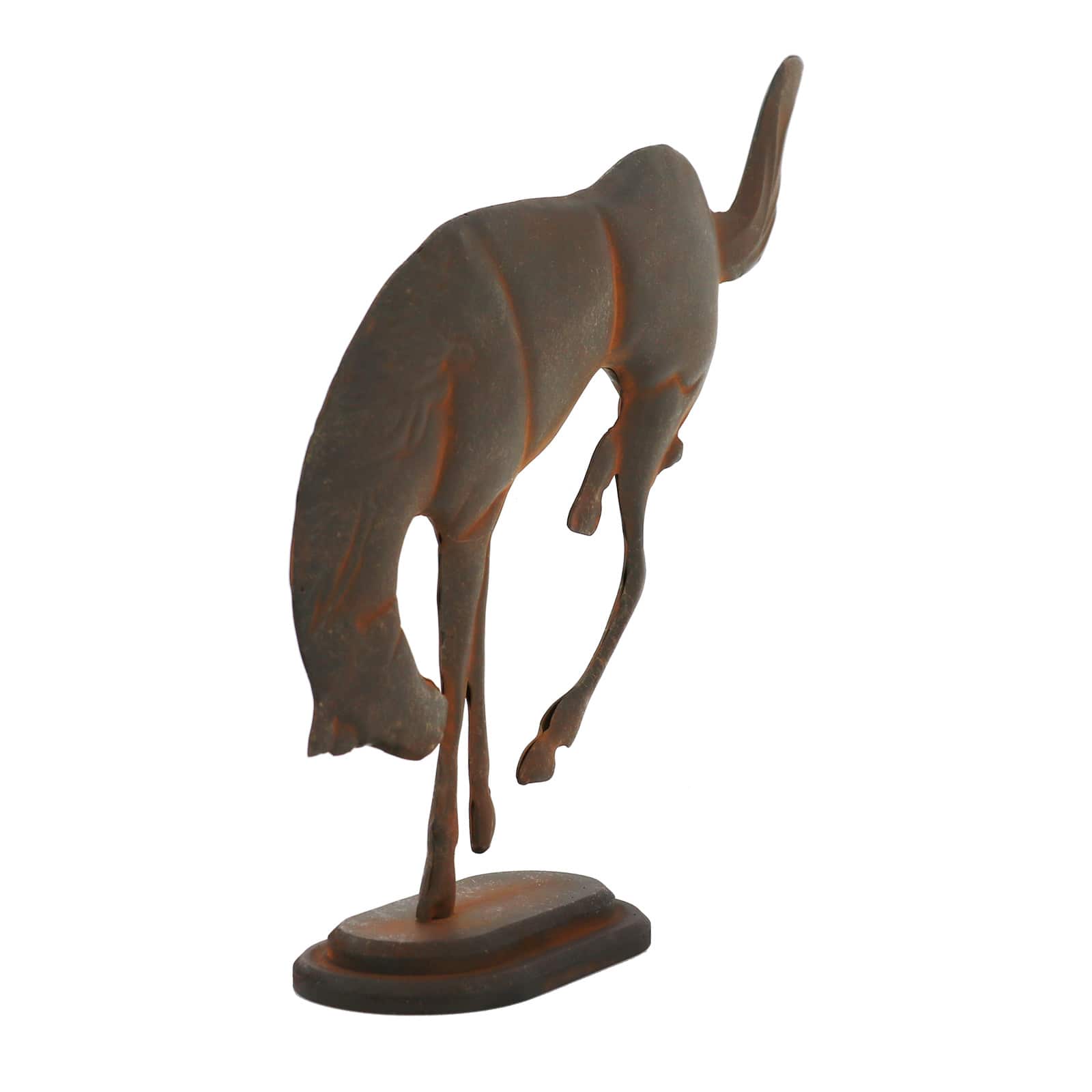 12&#x22; Rusted Bronze Metal Bucking Horse Tabletop D&#xE9;cor by Ashland&#xAE;