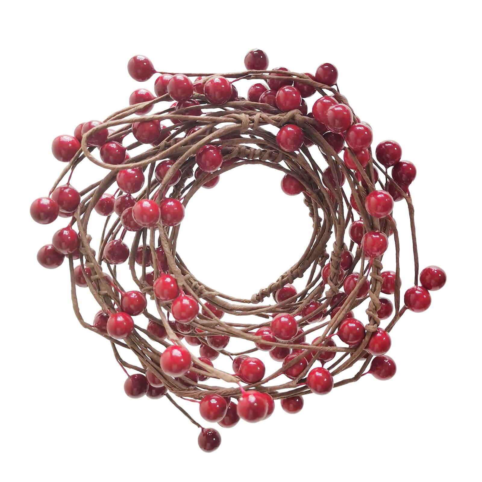 5ft. Red Berry Coiled Garland by Ashland® Decor Garlands Michaels