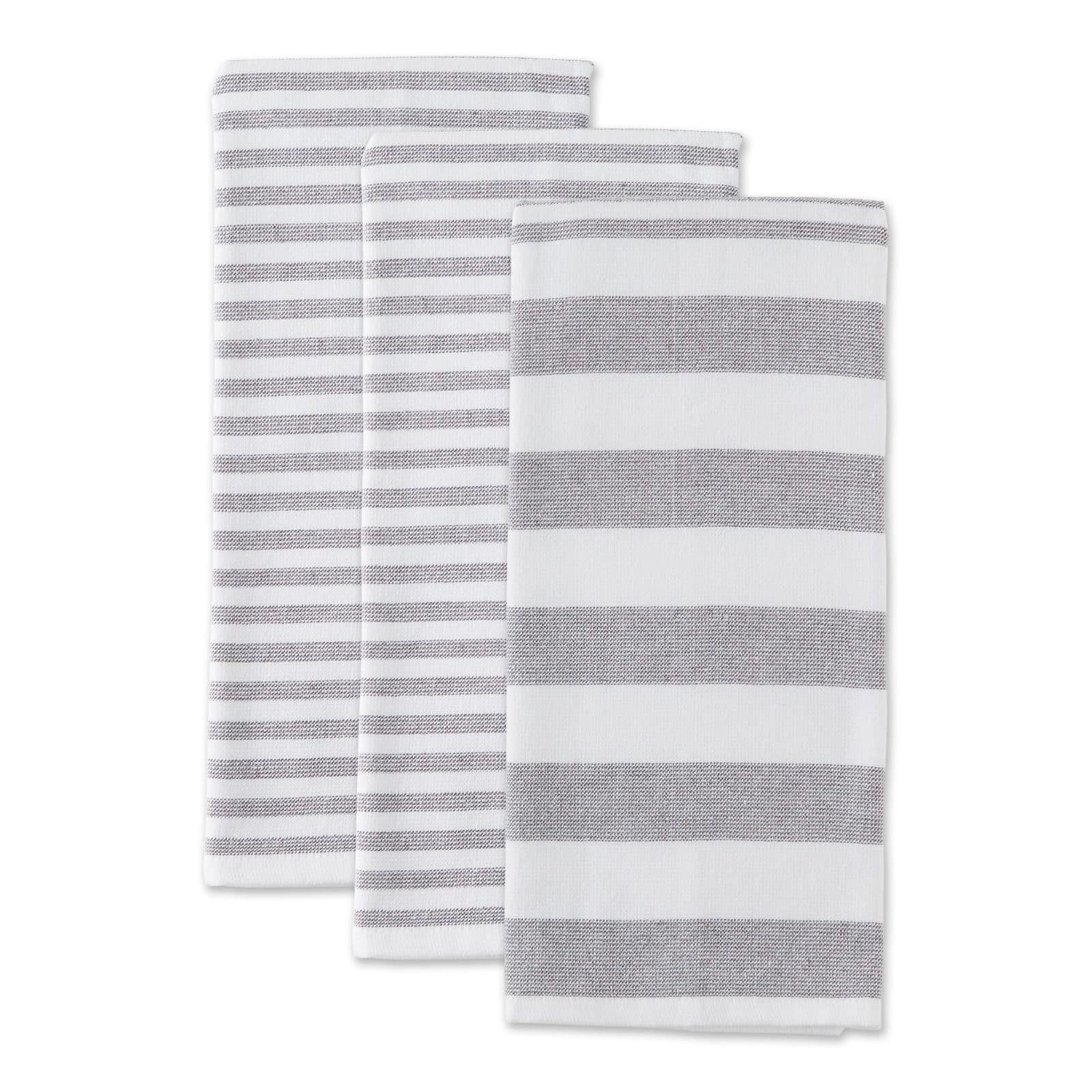 DII® Mineral Nautical Stripe Terry Dishtowels, 3ct.