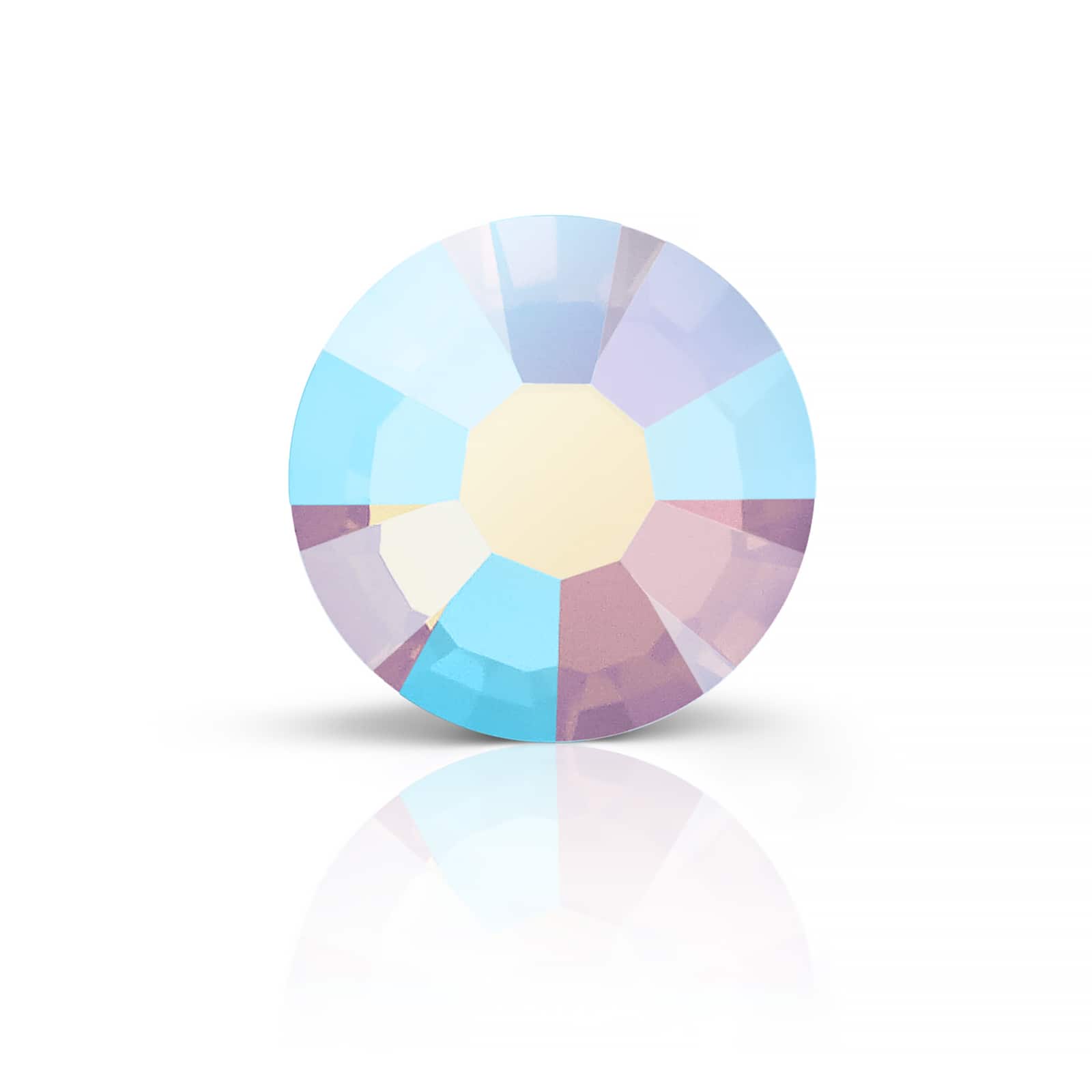 Preciosa MAXIMA SS5 Aurora Borealis Flatback Czech Crystals, 144ct.