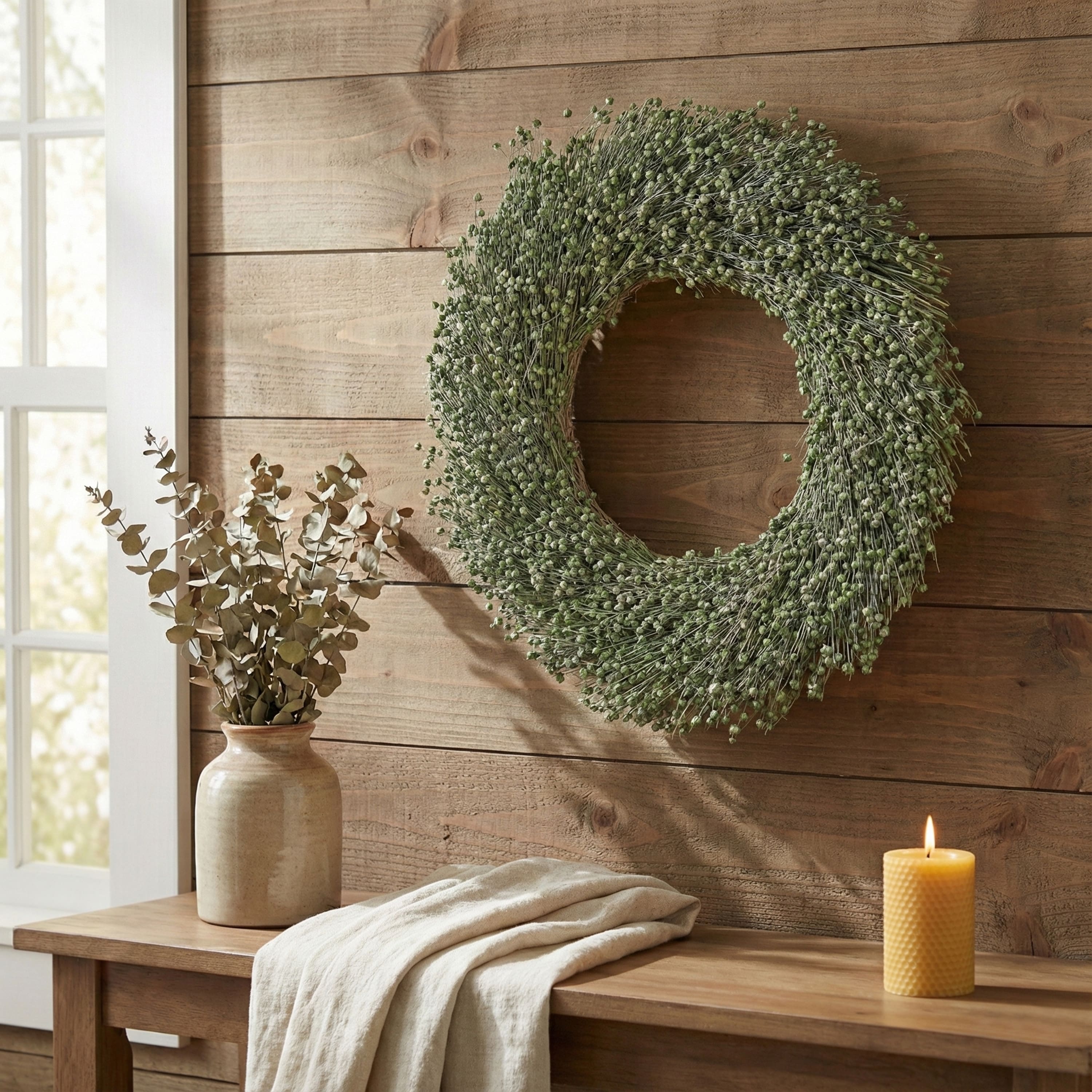 18" Green Wreath by Ashland®