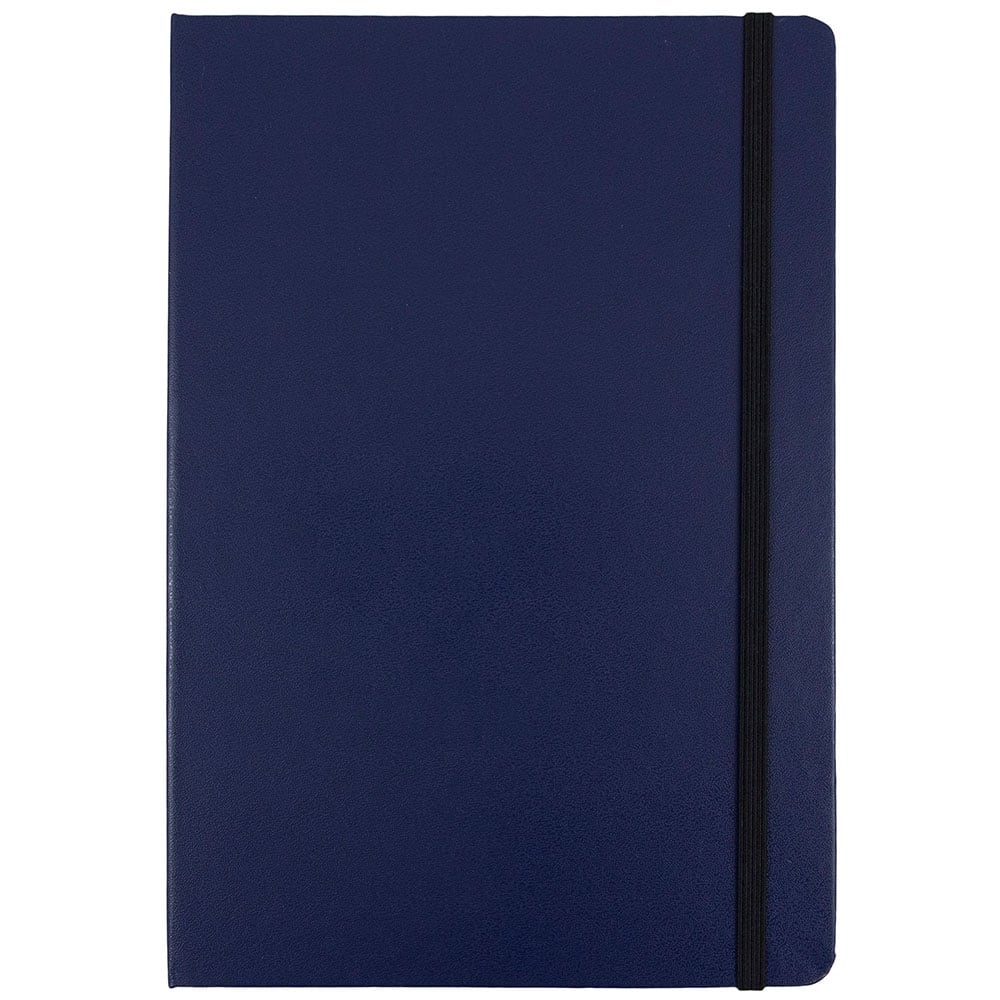 JAM Paper Large Hardcover Notebook with Elastic Band