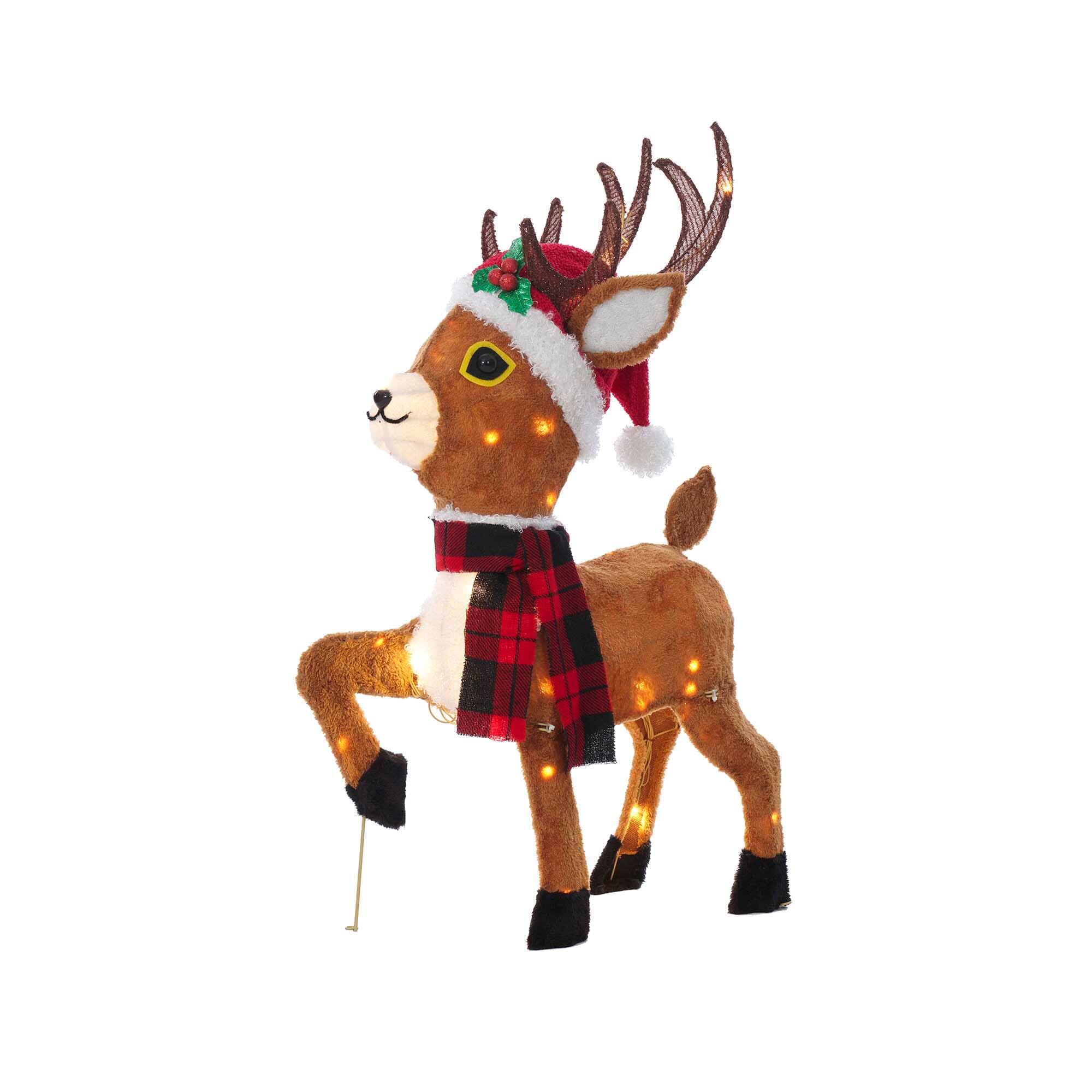 36&#x22; Plush Reindeer Figurine