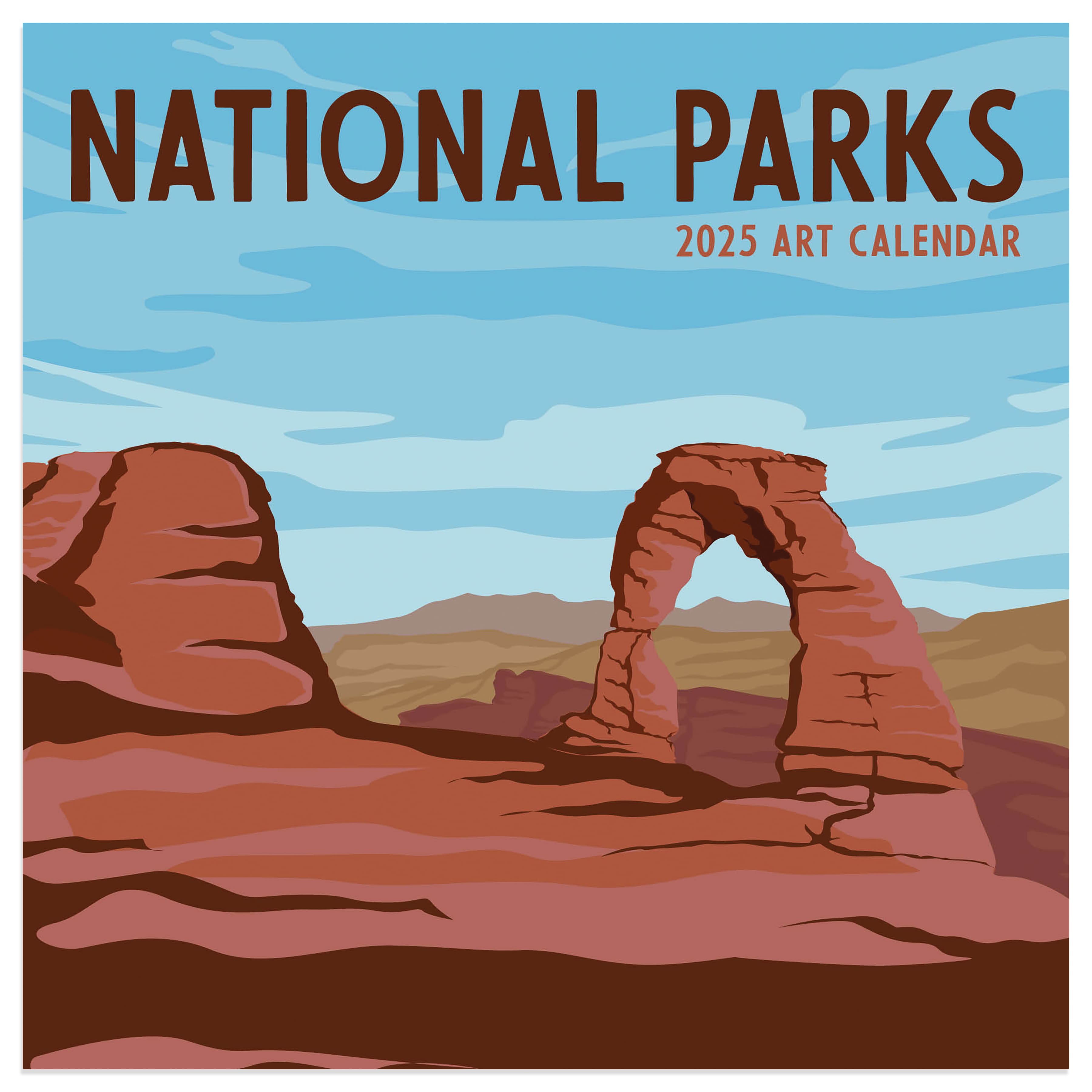 TF Publishing 2025 National Parks Art Mini Calendar Michaels