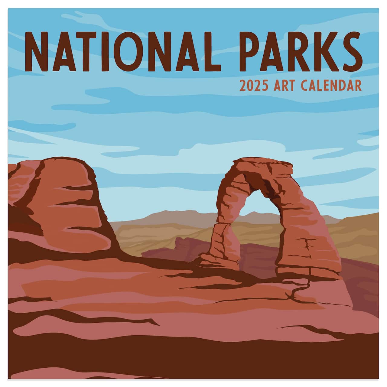 TF Publishing 2025 National Parks Art Mini Calendar | Michaels