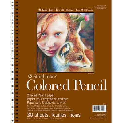 Strathmore Colored Pencil Pad, 400 Series, 30 Sheets, 9" x 12" | Michaels®