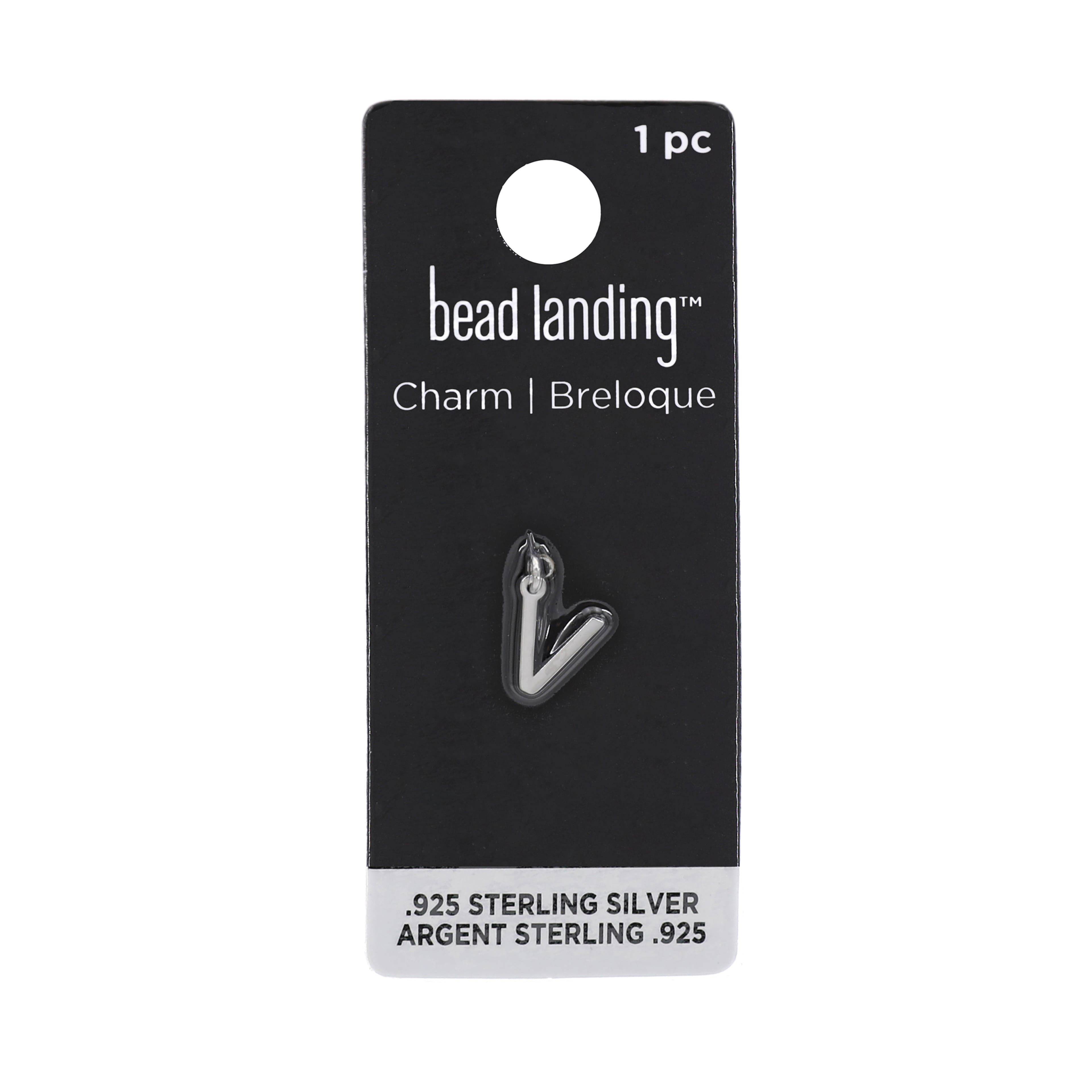 12 Pack: Sterling Silver Alphabet Charm by Bead Landing&#x2122;