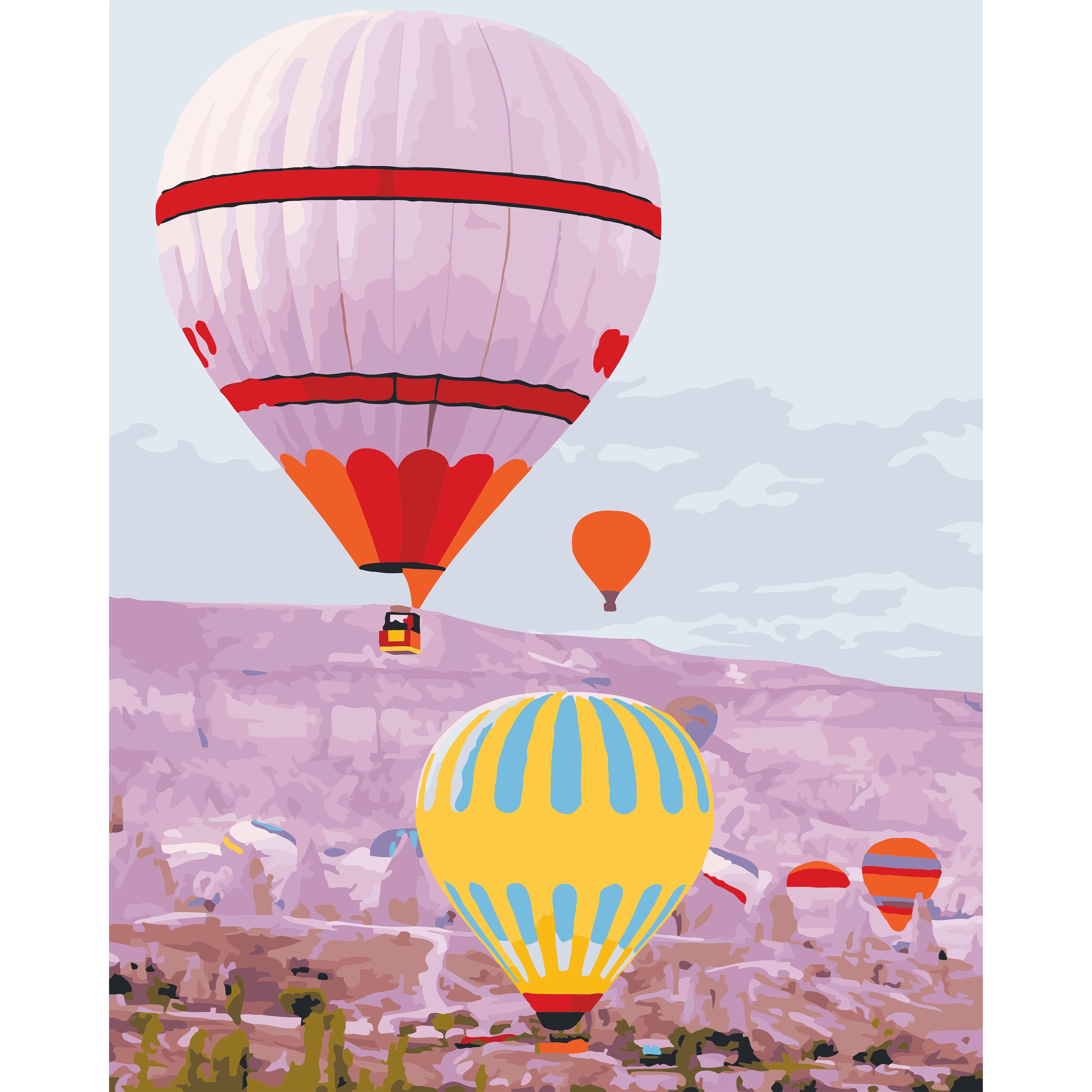 Hot Air Balloon Paint-by-Number Kit by Artist's Loft®