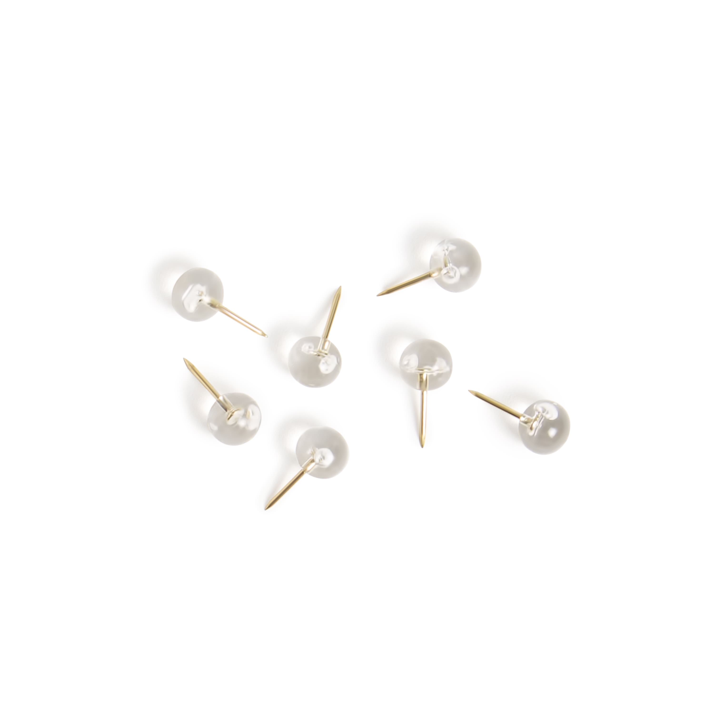 U Brands&#xAE; Clear &#x26; Gold Sphere Pin Set